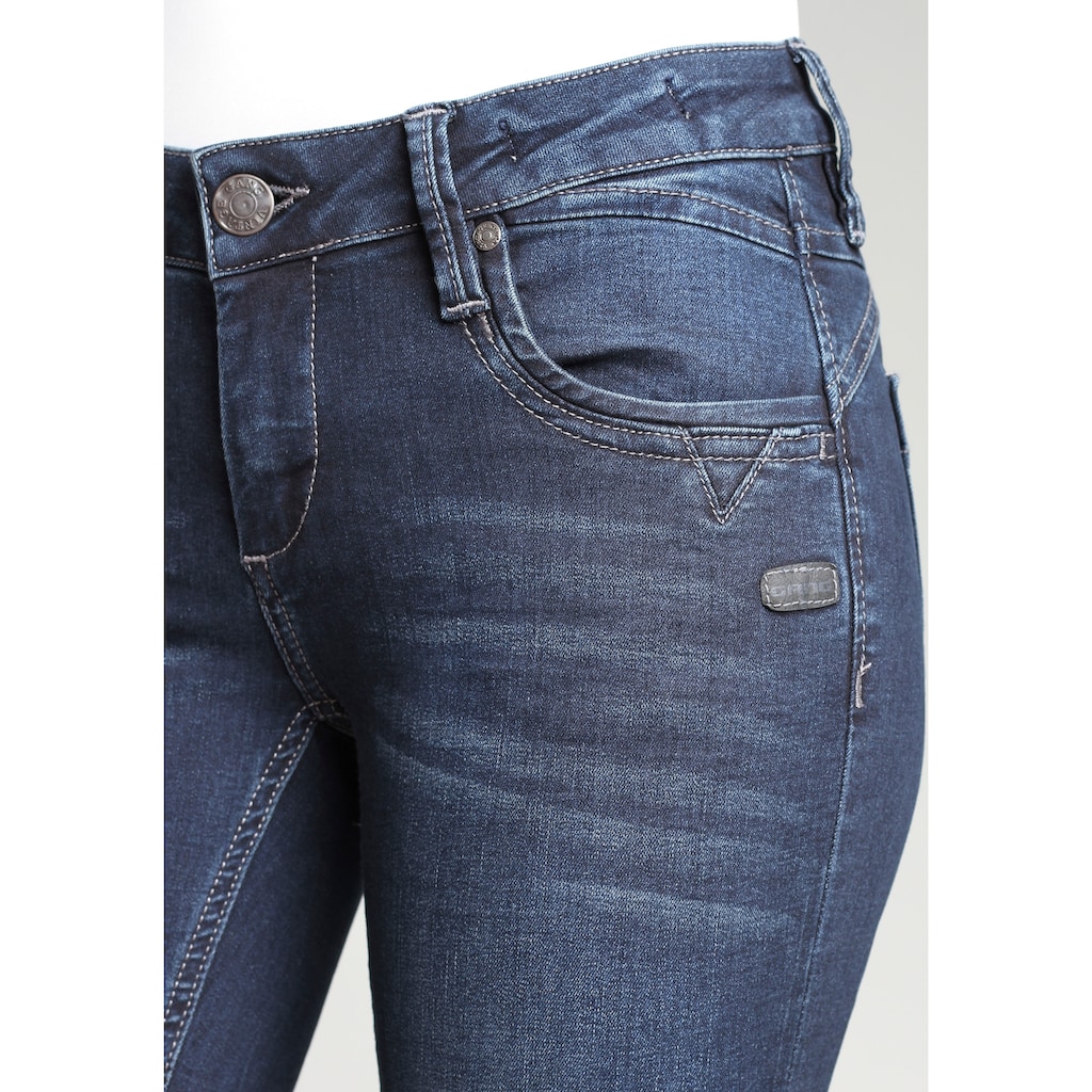 GANG Skinny-fit-Jeans »Nikita«, mit Zipper-Detail an der Coinpocket