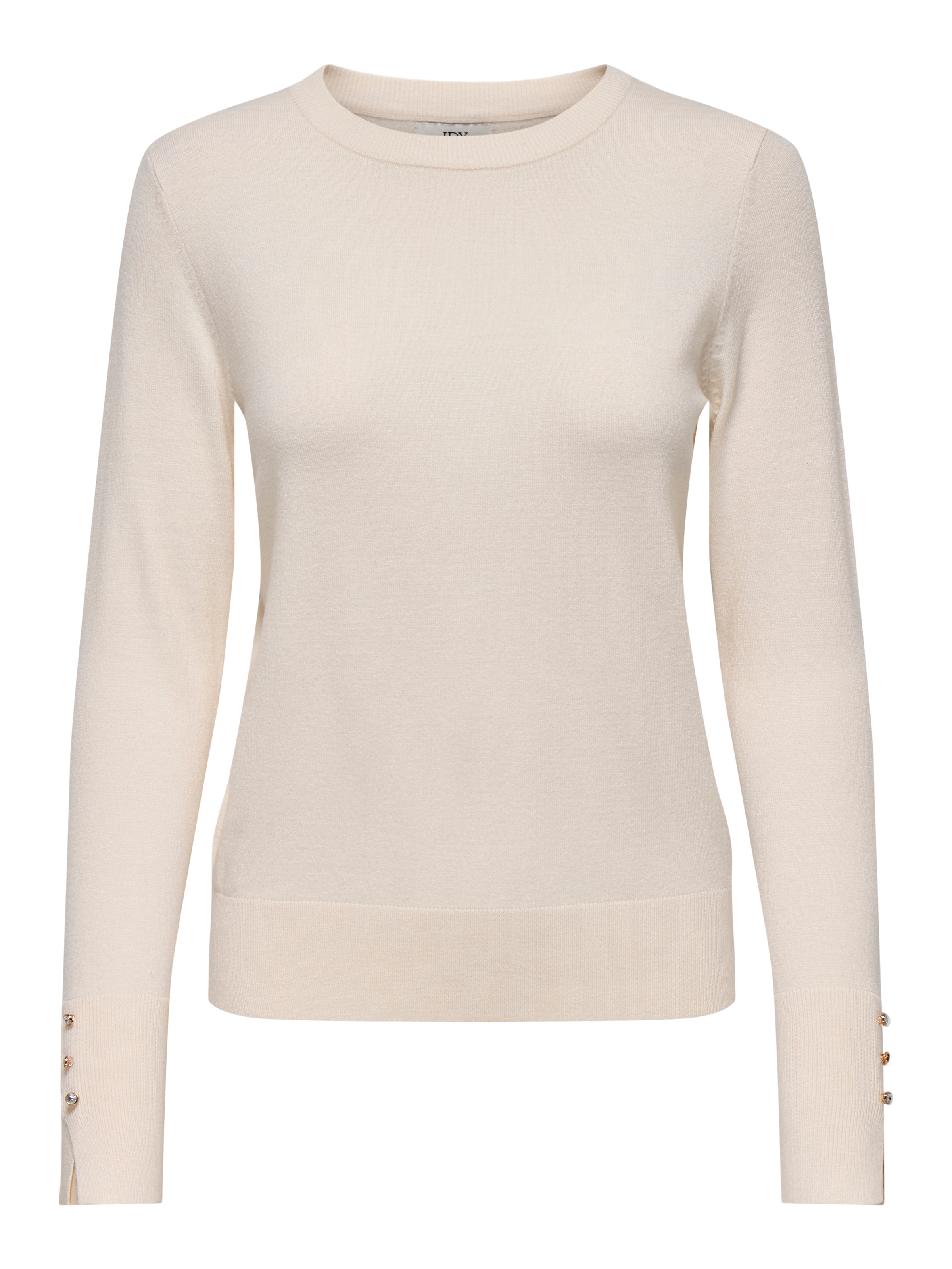 JDY Rundhalspullover »JDYMALOU L/S ON BUTTON PULLOVER KNT NOOS«
