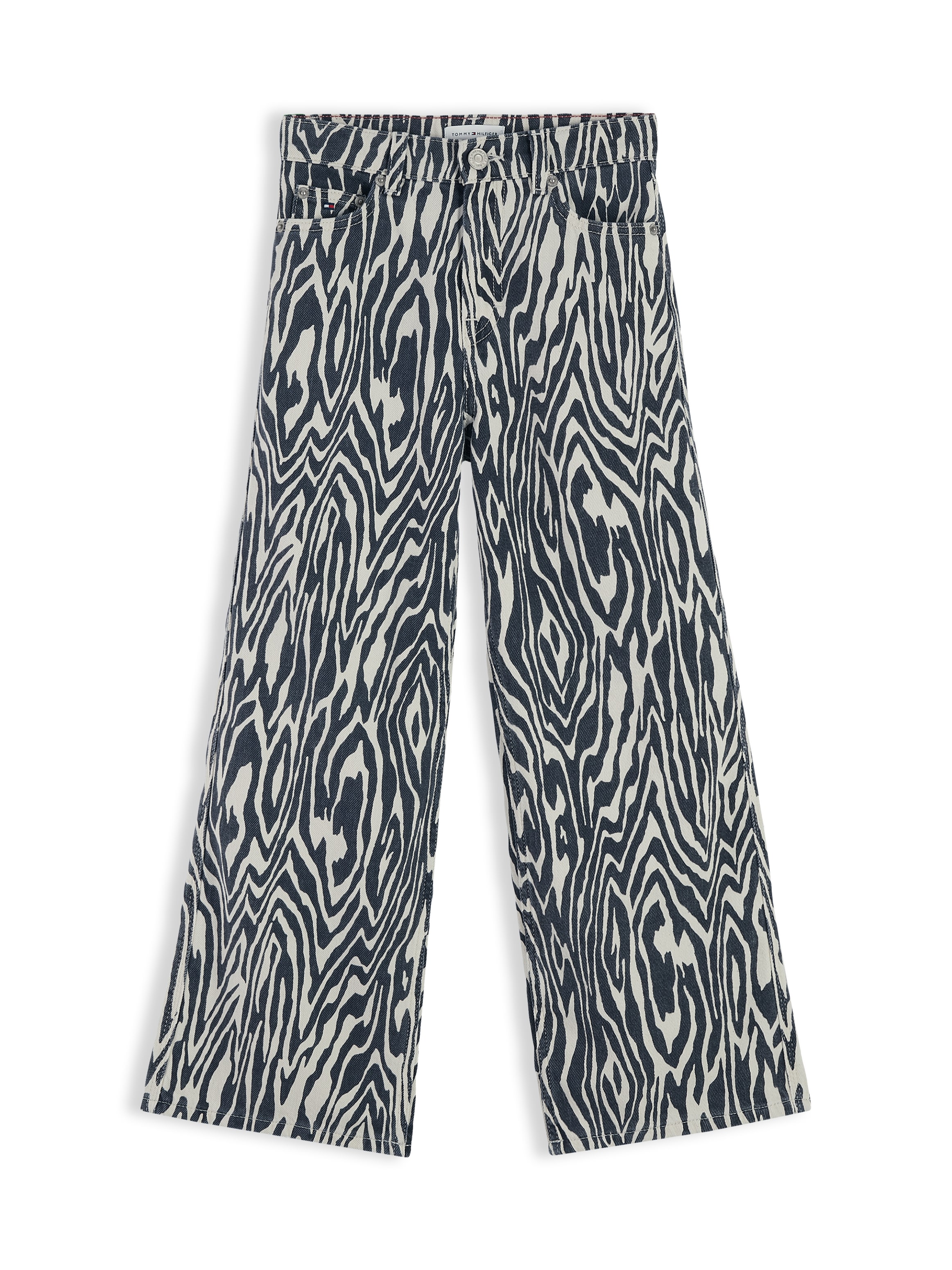 Tommy Hilfiger Weite Jeans Allover bedruckt, Regular Fit, Kinder bis 16 Jahre