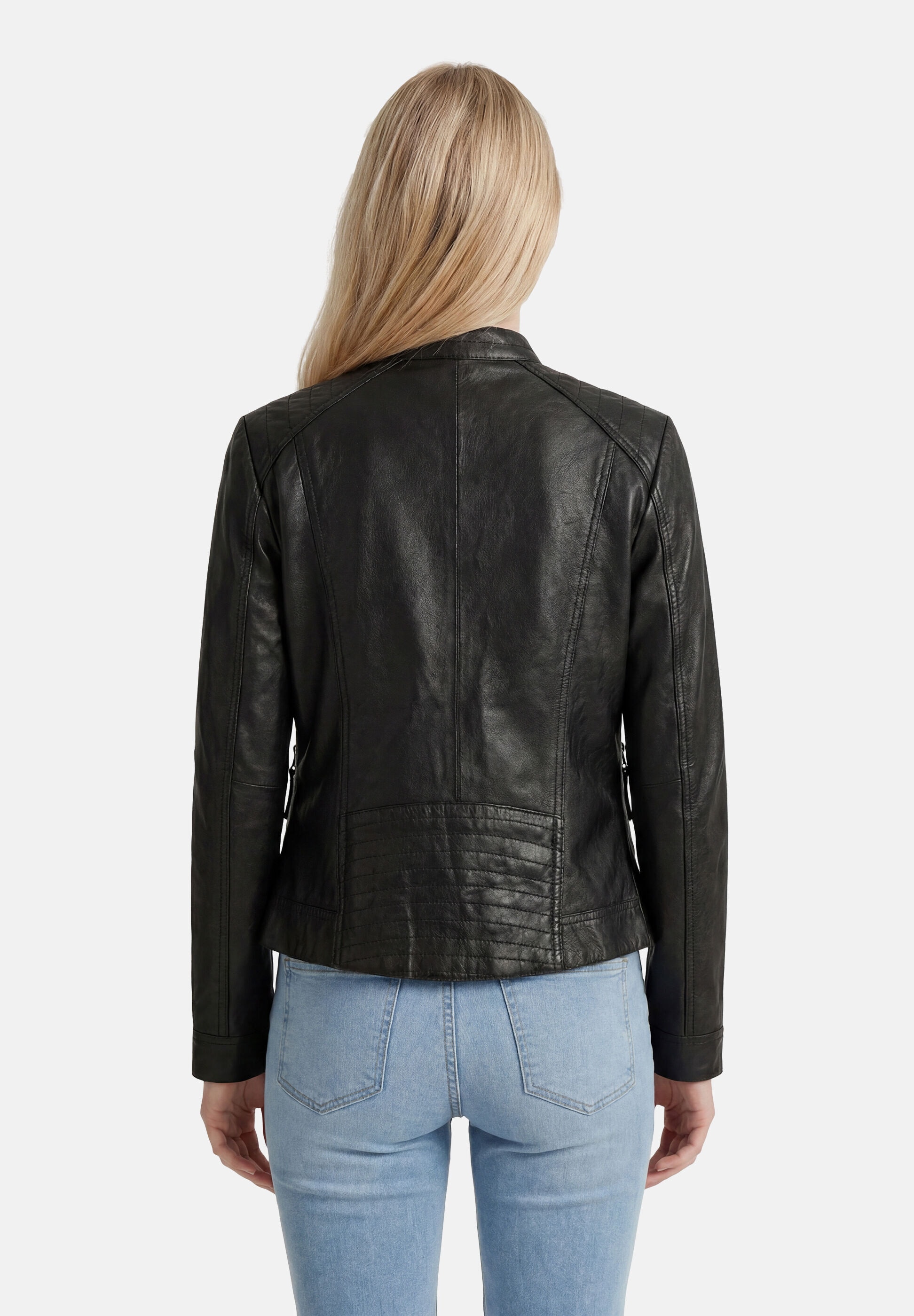 Apple of Eden Lederjacke »Apple of Eden Lederjacke« ohne Kapuze aus weichem Leder