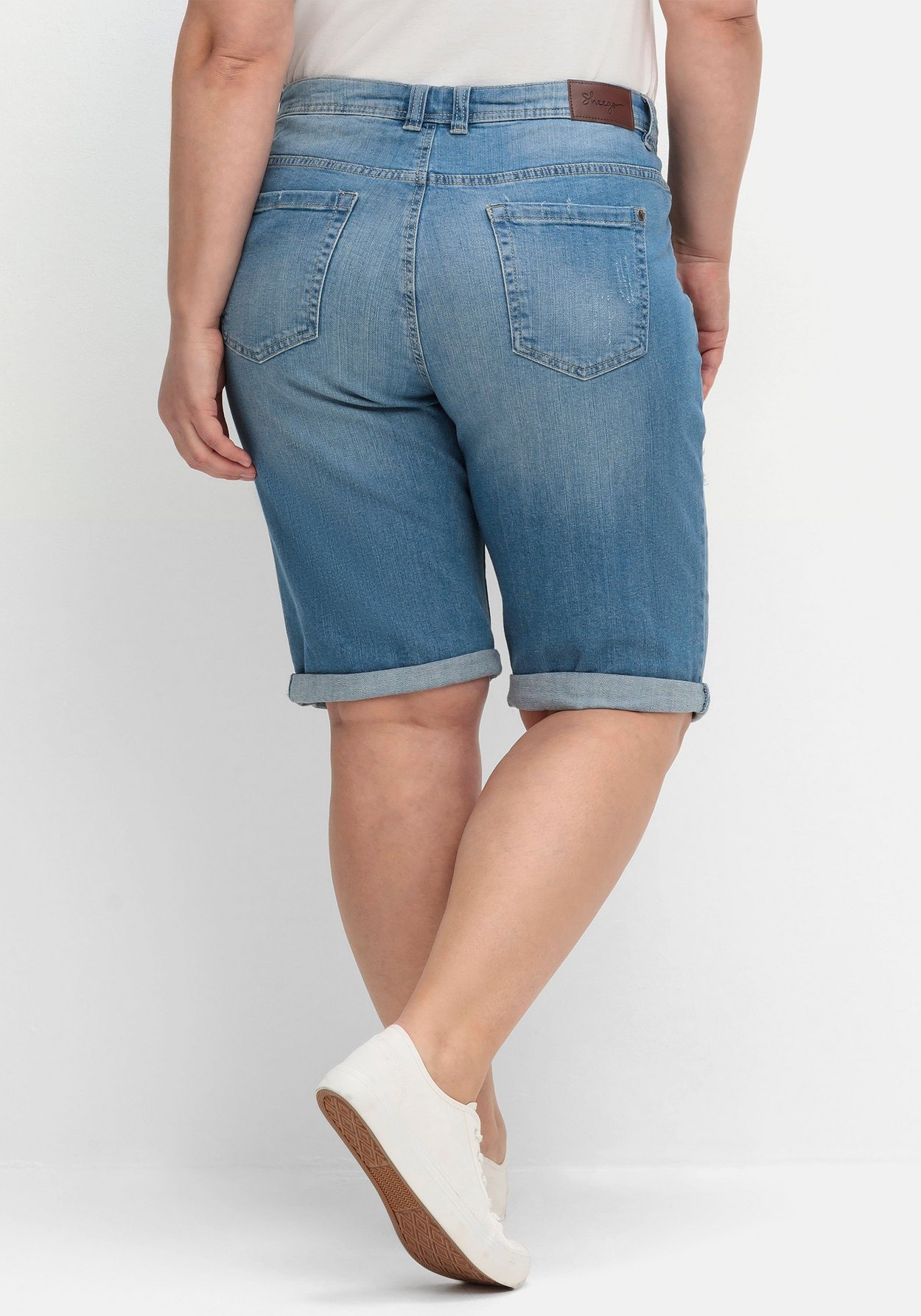 Sheego Jeansbermudas »Jeans-Bermudas mit Stretch-Anteil«