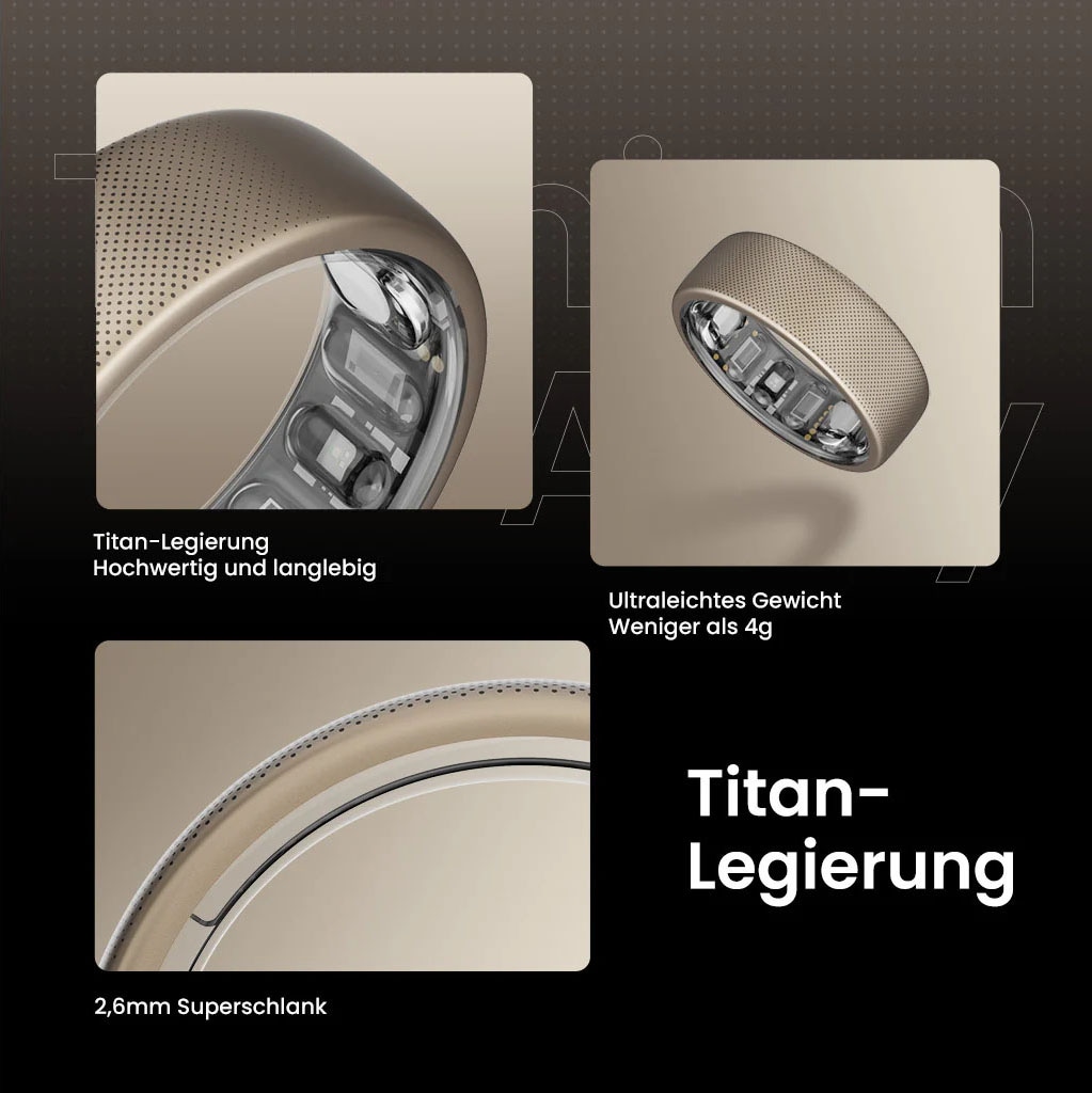 Amazfit Fitness-Tracker »Helio Ring (Size 12)«