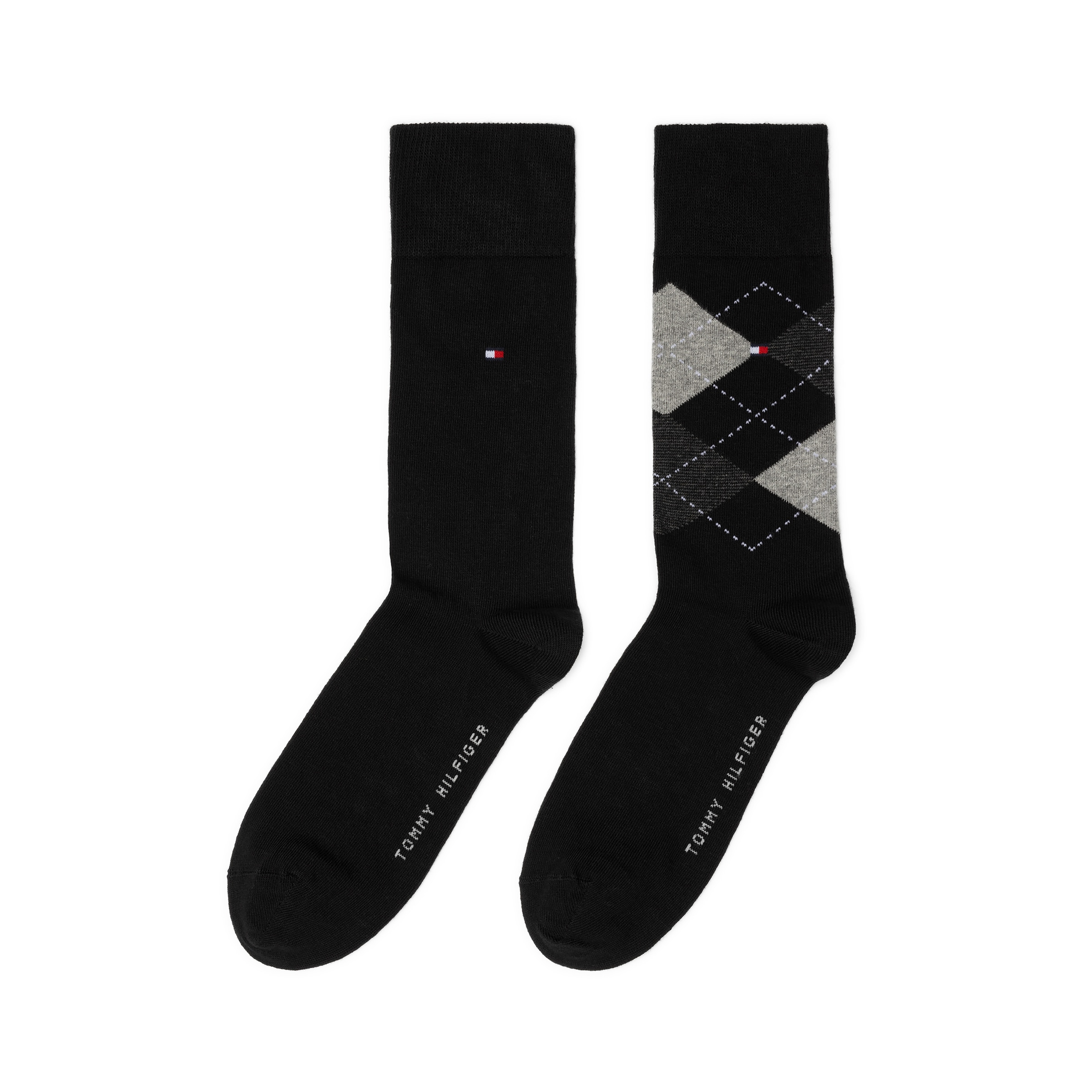 Tommy Hilfiger Socken »TH MEN SOCK CHECK 2P«, (2 Paar), mit klassischem Argyle-Design