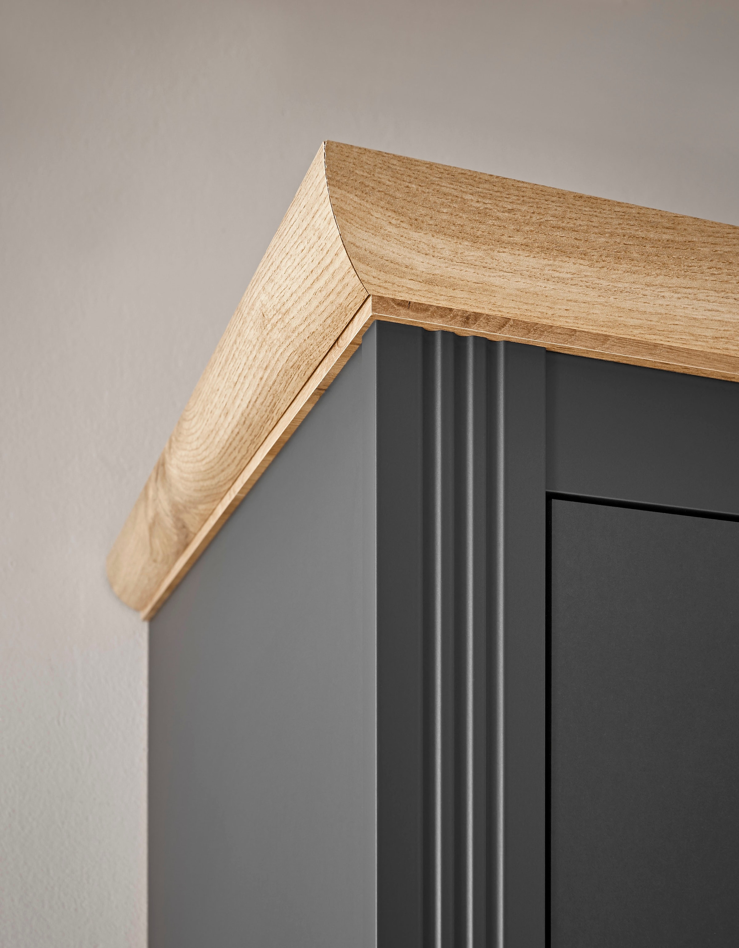 Home affaire Schlafzimmer-Set »Westminster« beinhaltet 1 Bett, Kleiderschrank 2-türig und 1 Nachtkommode