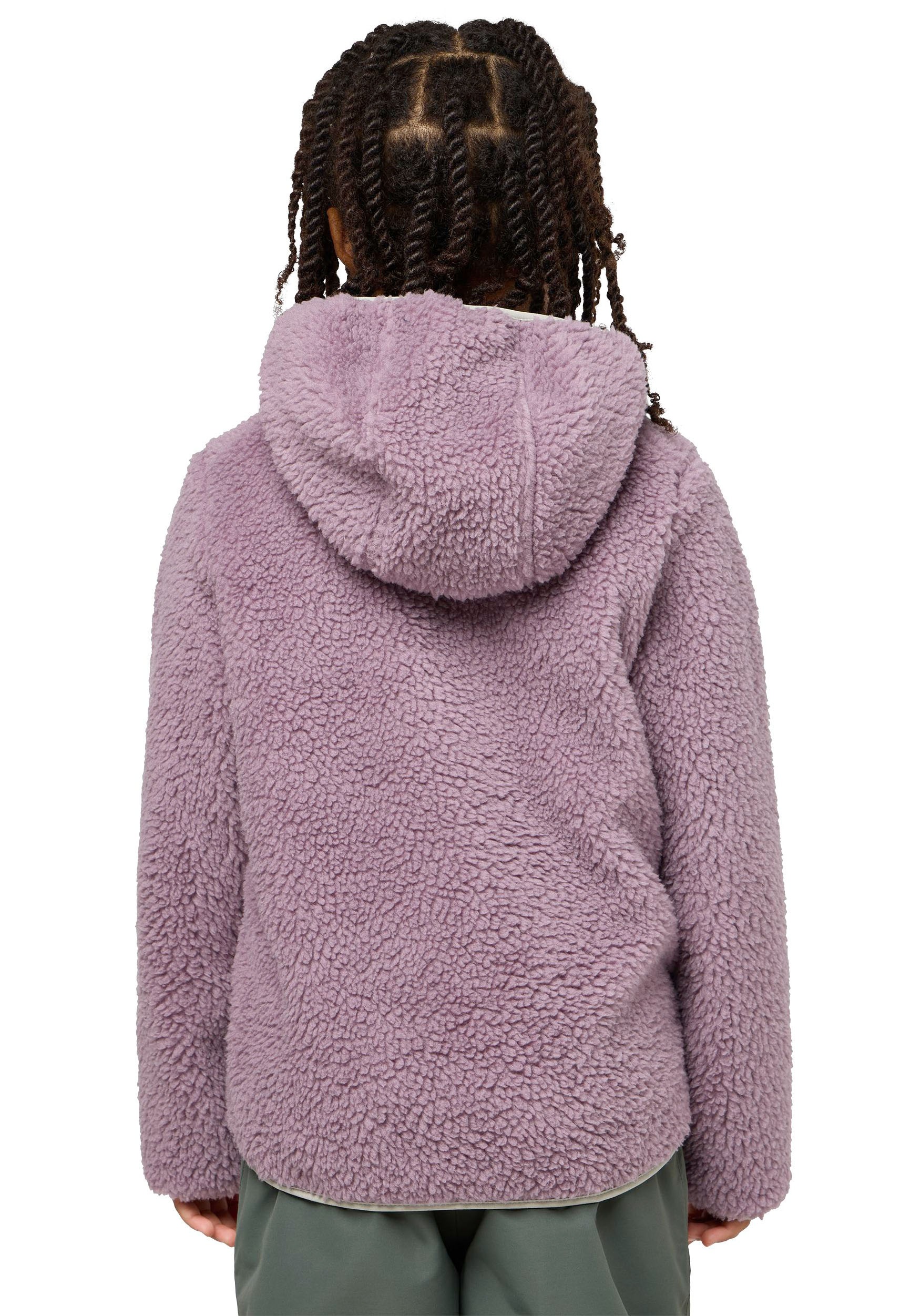 Jack Wolfskin Fleecejacke »ICE CURL HOOD JACKET K« mit Kapuze mit Kapuze, mit Brusttasche mit Reißverschluss