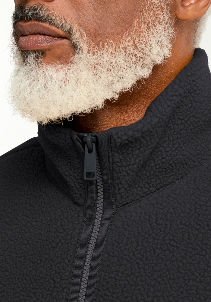 Jack Wolfskin Fleecejacke »LITE CURL FZ M« Atmungsaktiv, leicht, Übergangsjacke