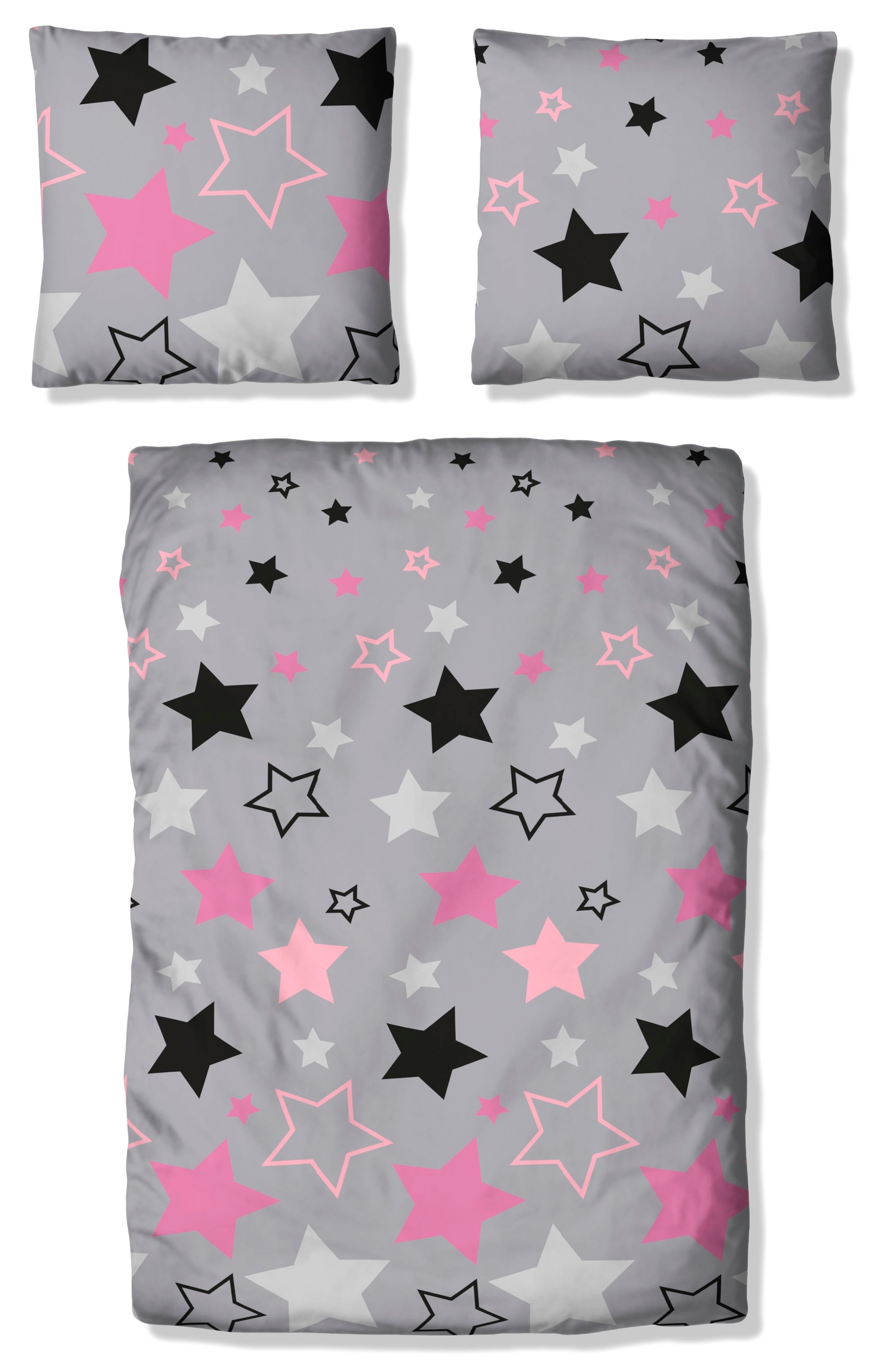 OTTO home Bettwäsche »Dreamer in Gr. 135x200 oder 155x220 cm, ideal für Weihnachten« 2 Fleece kuschelig warm im Winter, Weihnachtsbettwäsche, Winter