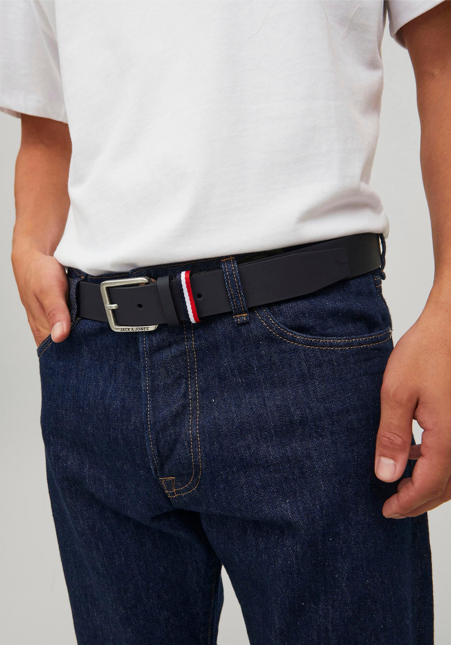 Jack & Jones Ledergürtel »JACESPO BELT NOOS«