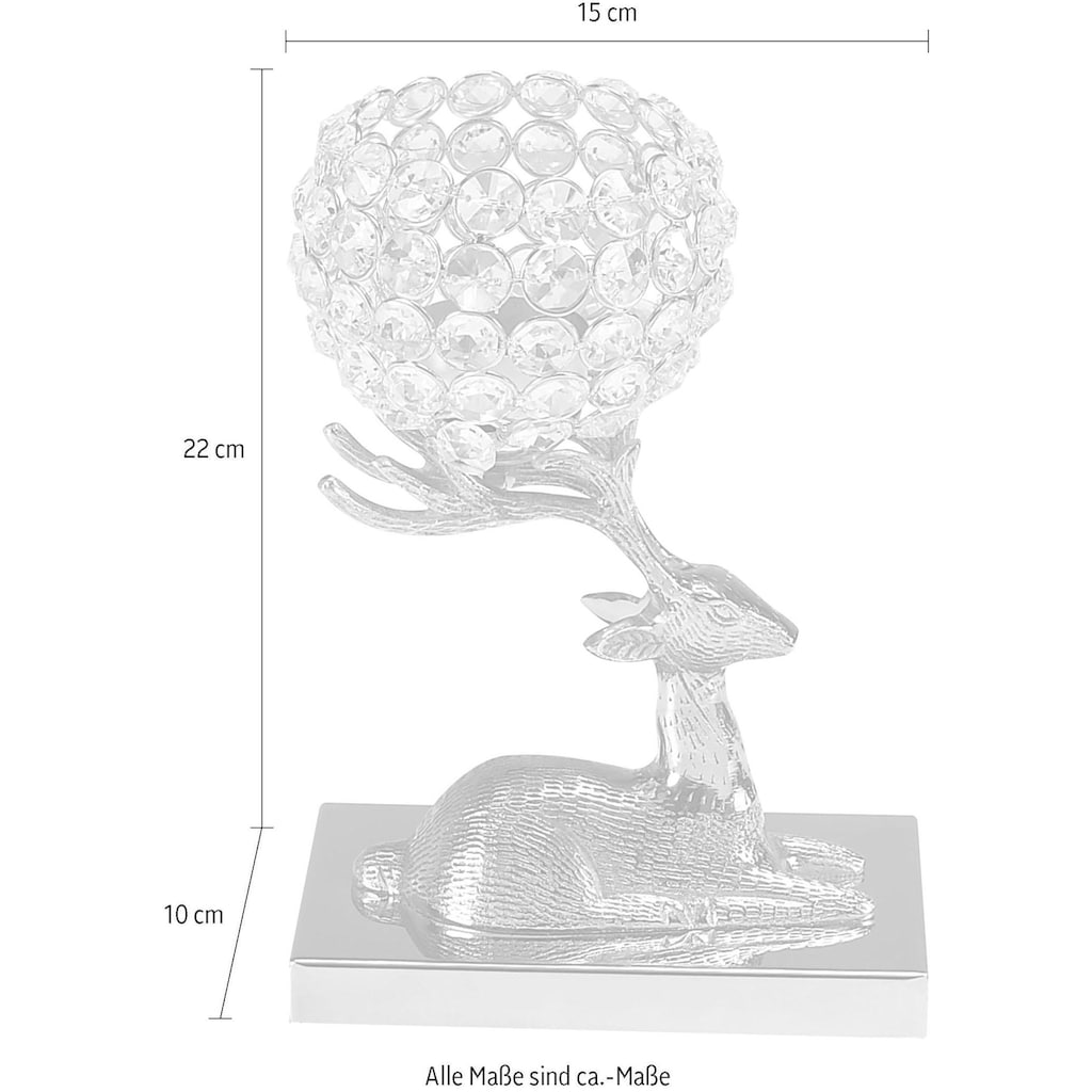 Home affaire Kerzenhalter »Mirabel auf Hirsch«