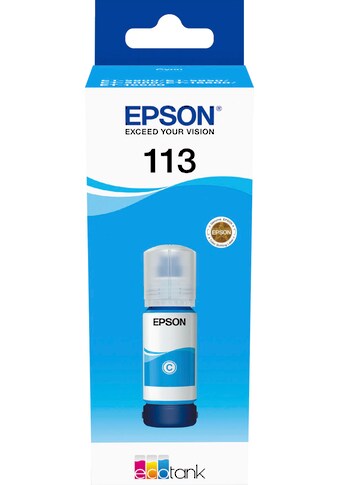 Epson Nachfülltinte »113«, für Epson, (1 St.), original Nachfülltinte cyan EcoTank kaufen