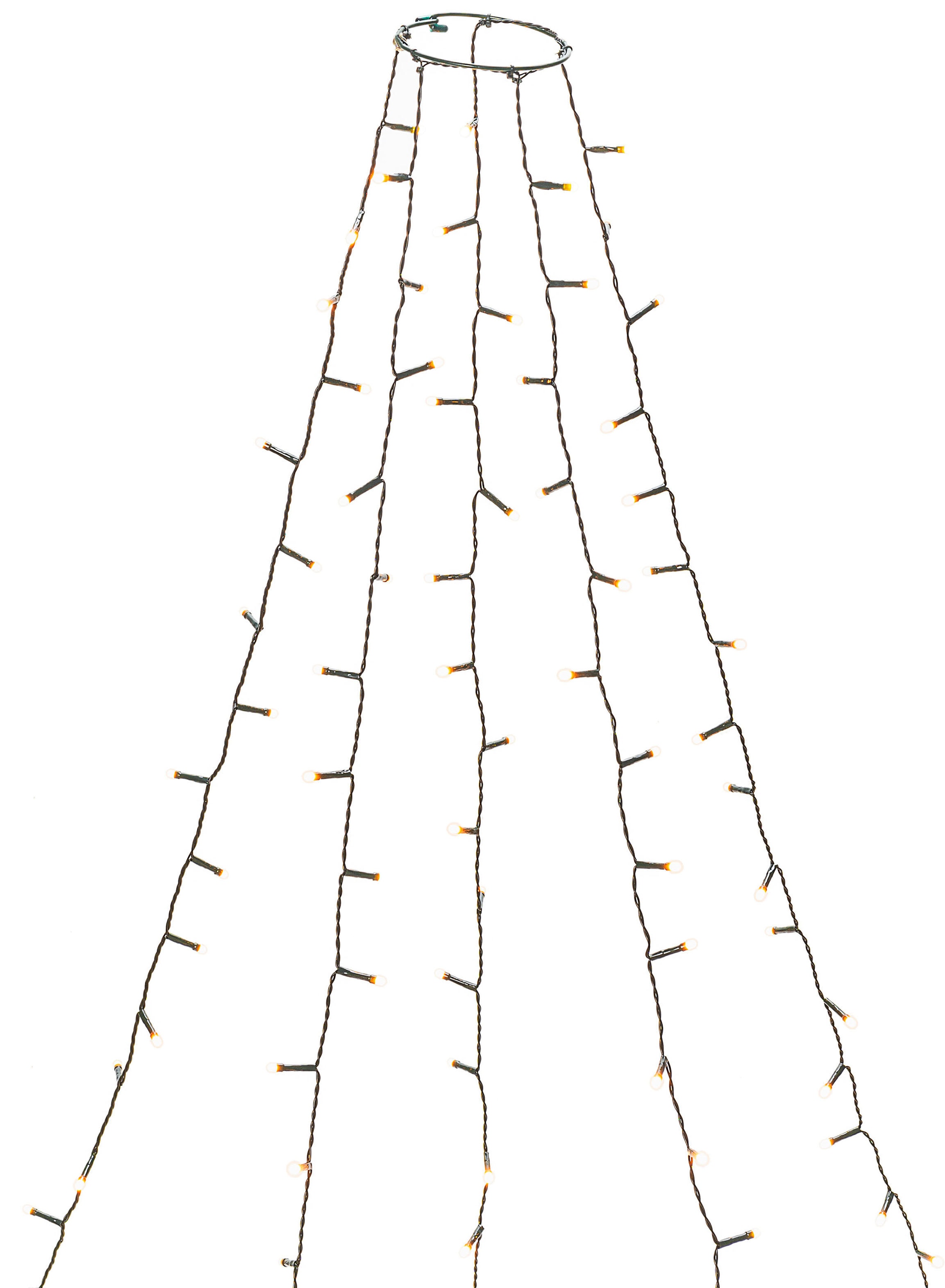 »Weihnachtsdeko, Ring gefrostet KONSTSMIDE Lichterkette Christbaumschmuck«, flammig, à LED 5 Ø 200 Stränge LED-Baummantel kaufen mit 8, Dioden, St.- 40 online