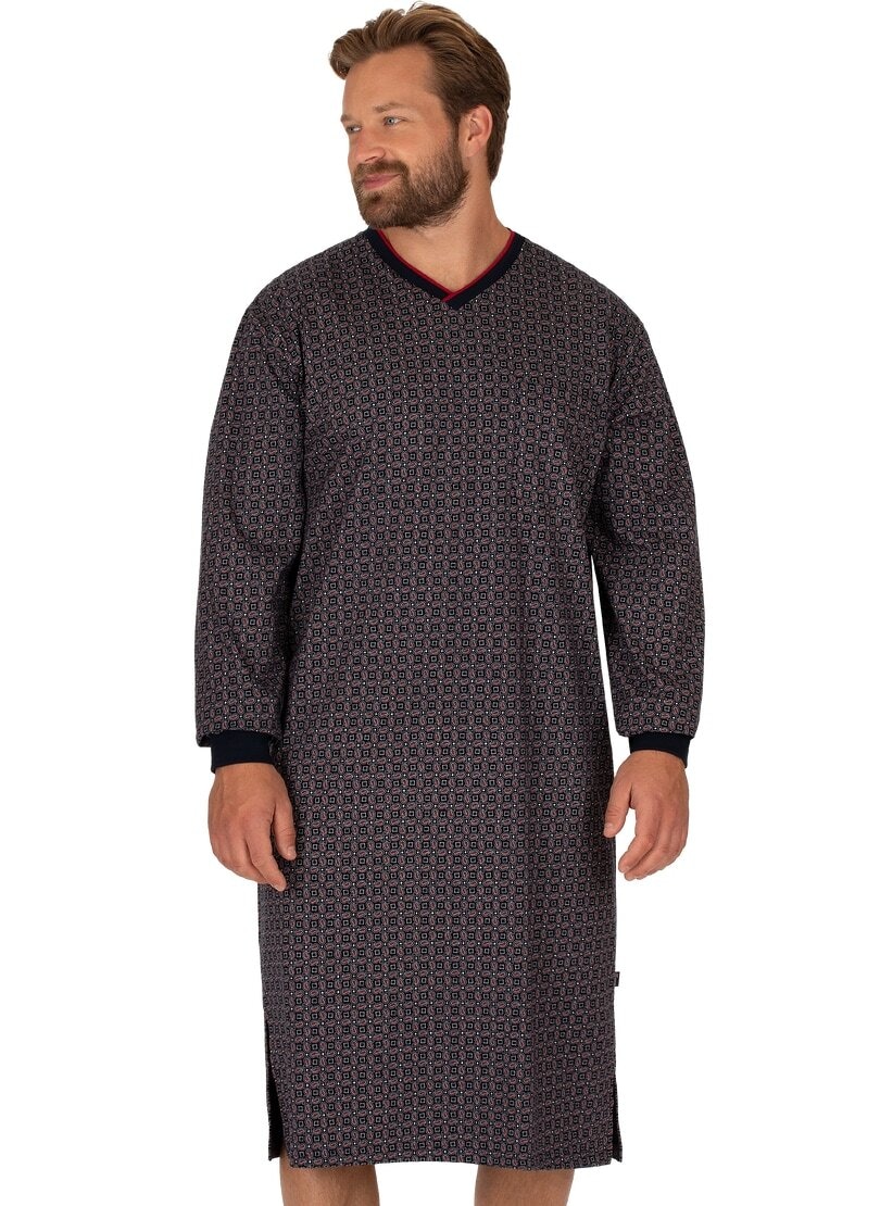 Trigema Pyjama »TRIGEMA Nachthemd bei Paisley-Muster« ♕ mit
