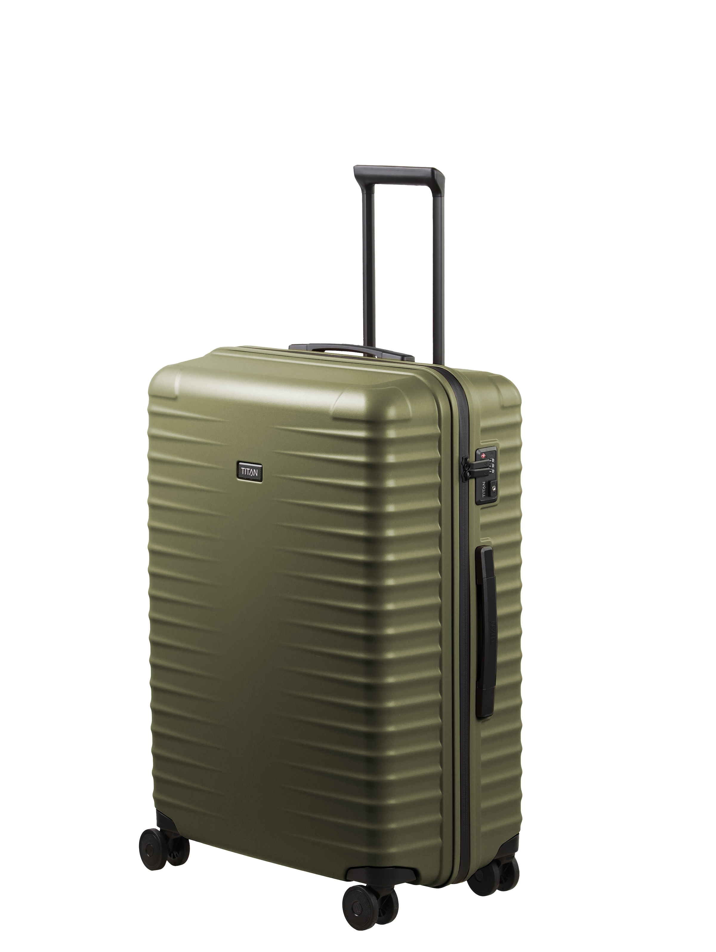 TITAN - Made in Germany Trolley »UPGRADE Koffer Hartschale« 100 l 4 Rollen mit kratzresistenter Oberfläche und cleverer Innenaufteilung