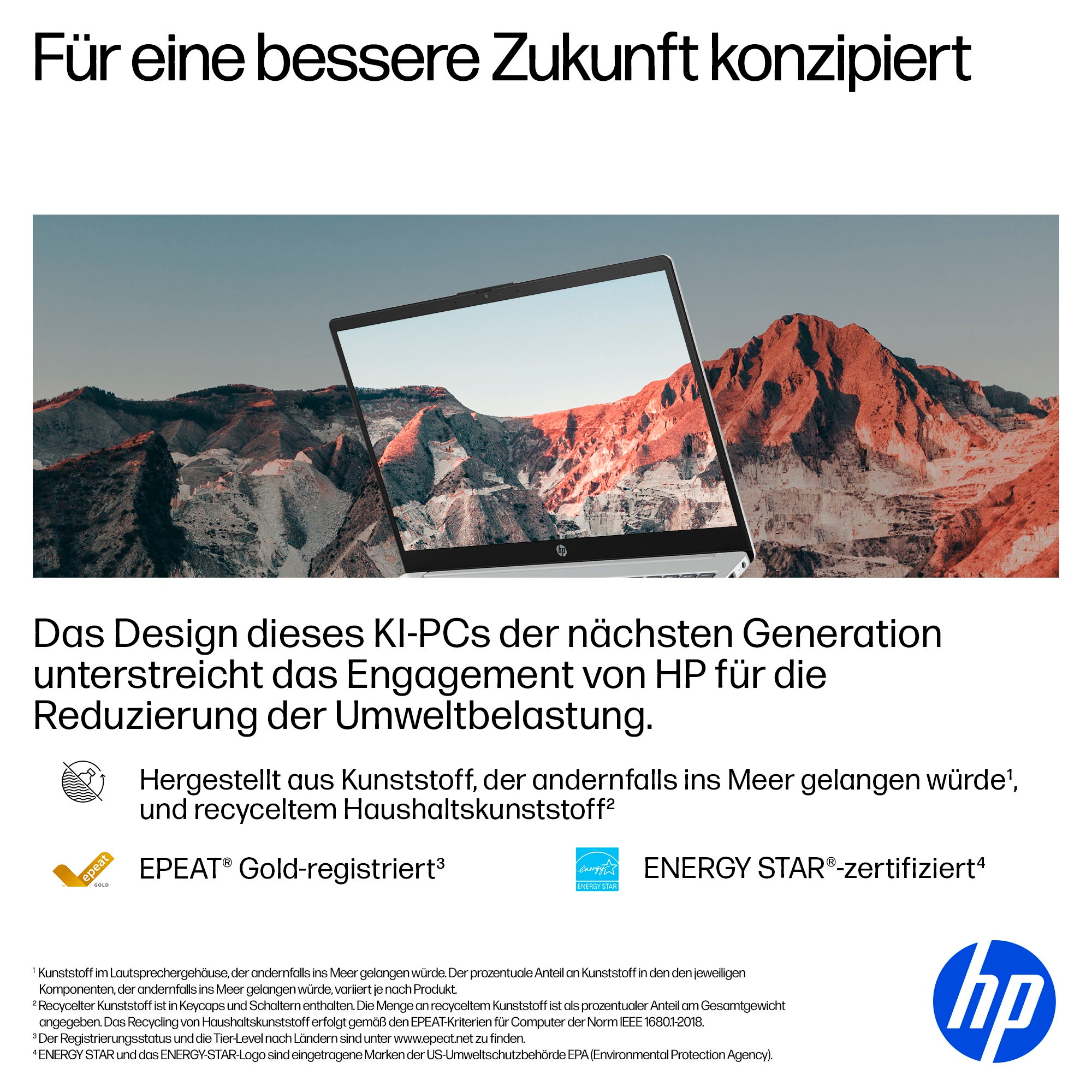 HP Notebook »OmniBook 3 NGAI 15-fn0655ng« 39,6 cm / 15,6 ″ AMD Ryzen™ AI 5 Radeon 840M 1.000 GB SSD
