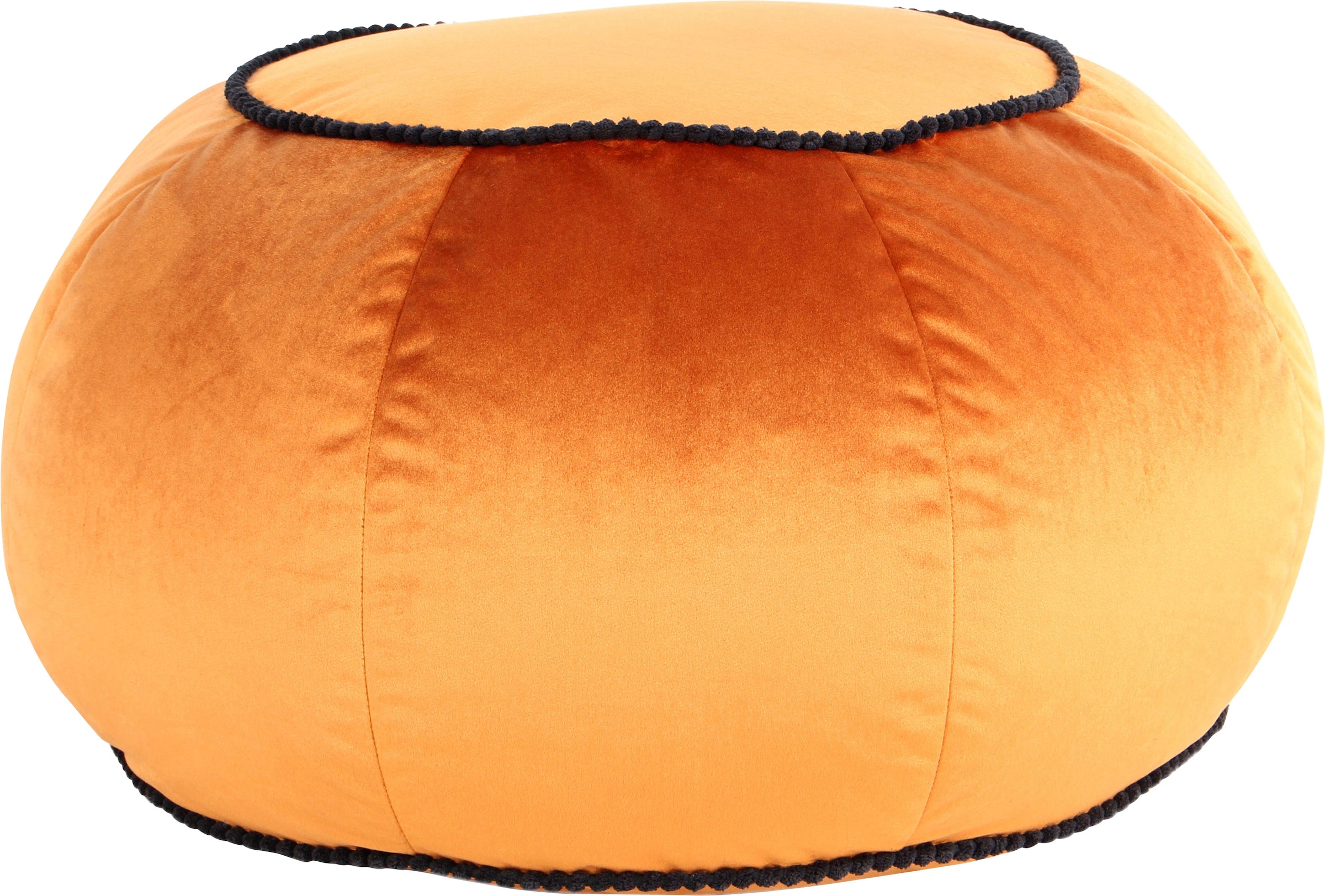 Kayoom Sitzhocker »Pouf Taj Mahal 325, trendige samtige Oberfläche«, (1 St.), samtweich, farbig, modern, orientalisches Design