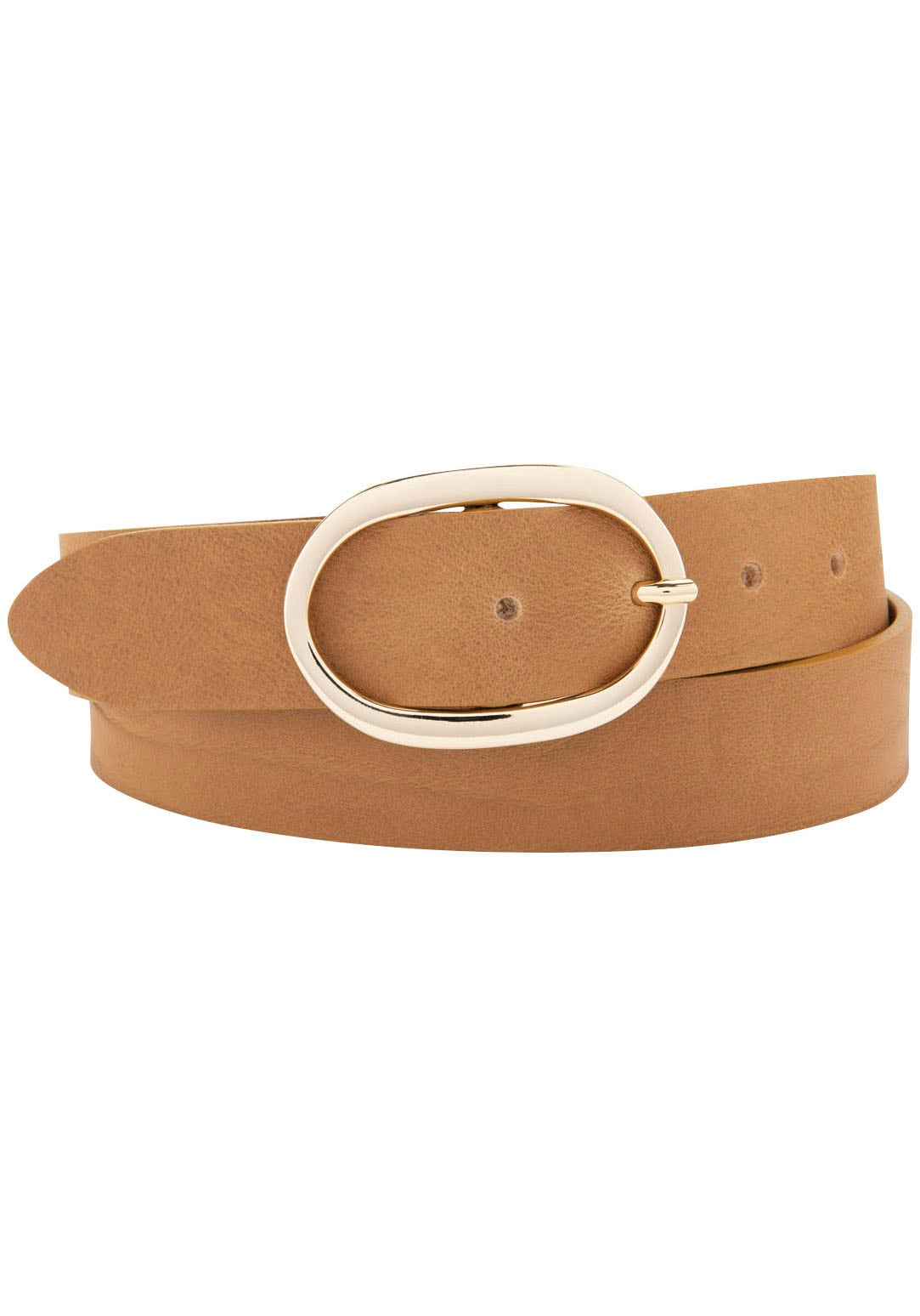 BERND online Ledergürtel | GÖTZ goldener eleganter Ovalschließe UNIVERSAL Ledergürtel, mit aus Vollrind kaufen