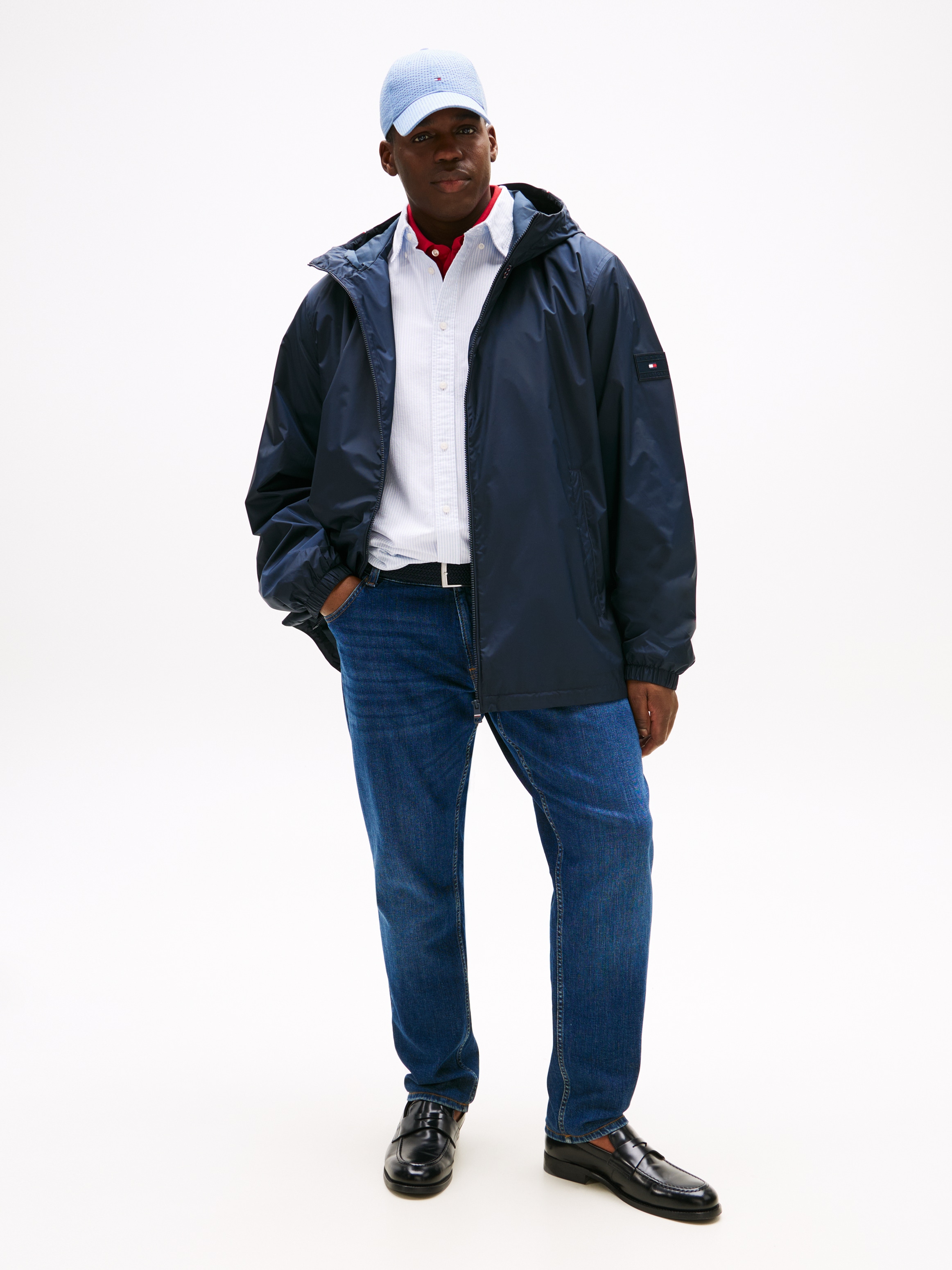 Tommy Hilfiger Big & Tall Outdoorjacke »BT-RWB HOODED JACKET-B«, mit Kapuze, Große Größen