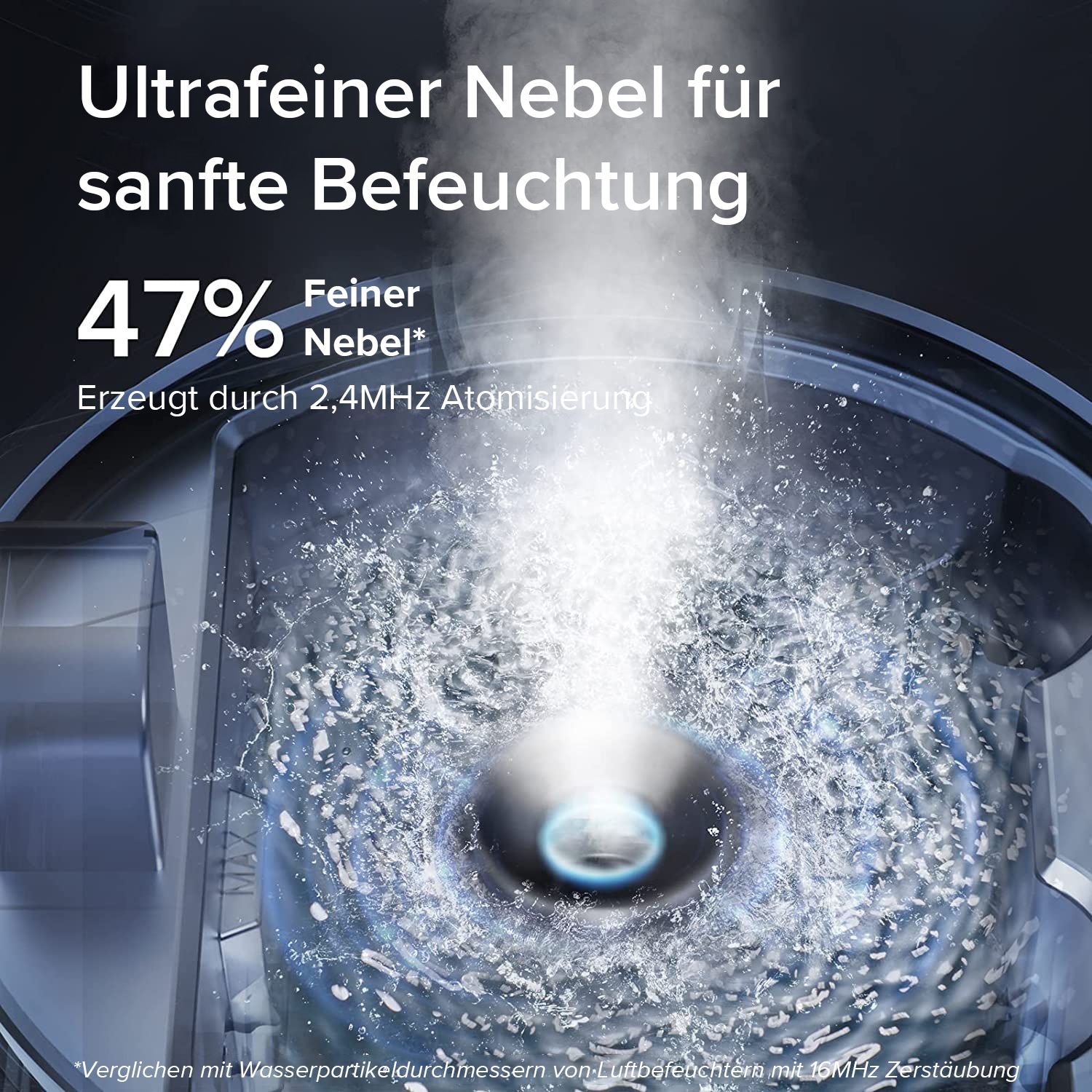 Levoit Kombigerät Luftbefeuchter und -reiniger »Dual 150 Ultrasonic Cool Mist Humidifier« für 27 qm Räume Top-Fill, 3 l, mit Nachtlicht, 25 Std. Laufzeit, spülmaschinenfest