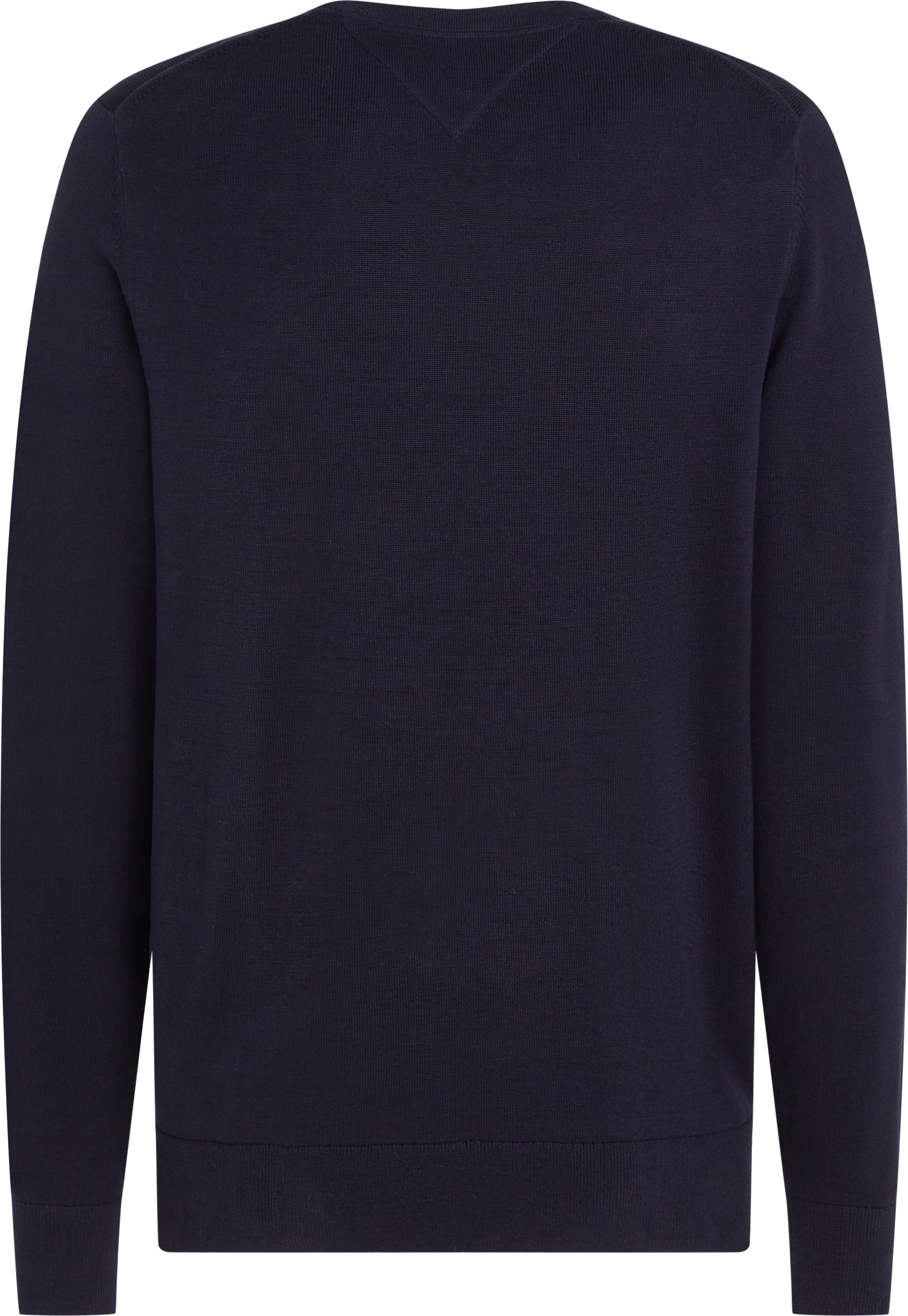 Tommy Hilfiger Big & Tall Rundhalspullover »BT-ESSENTIAL COTTON CREW NECK-B«, in Großen Größen, Logostickerei