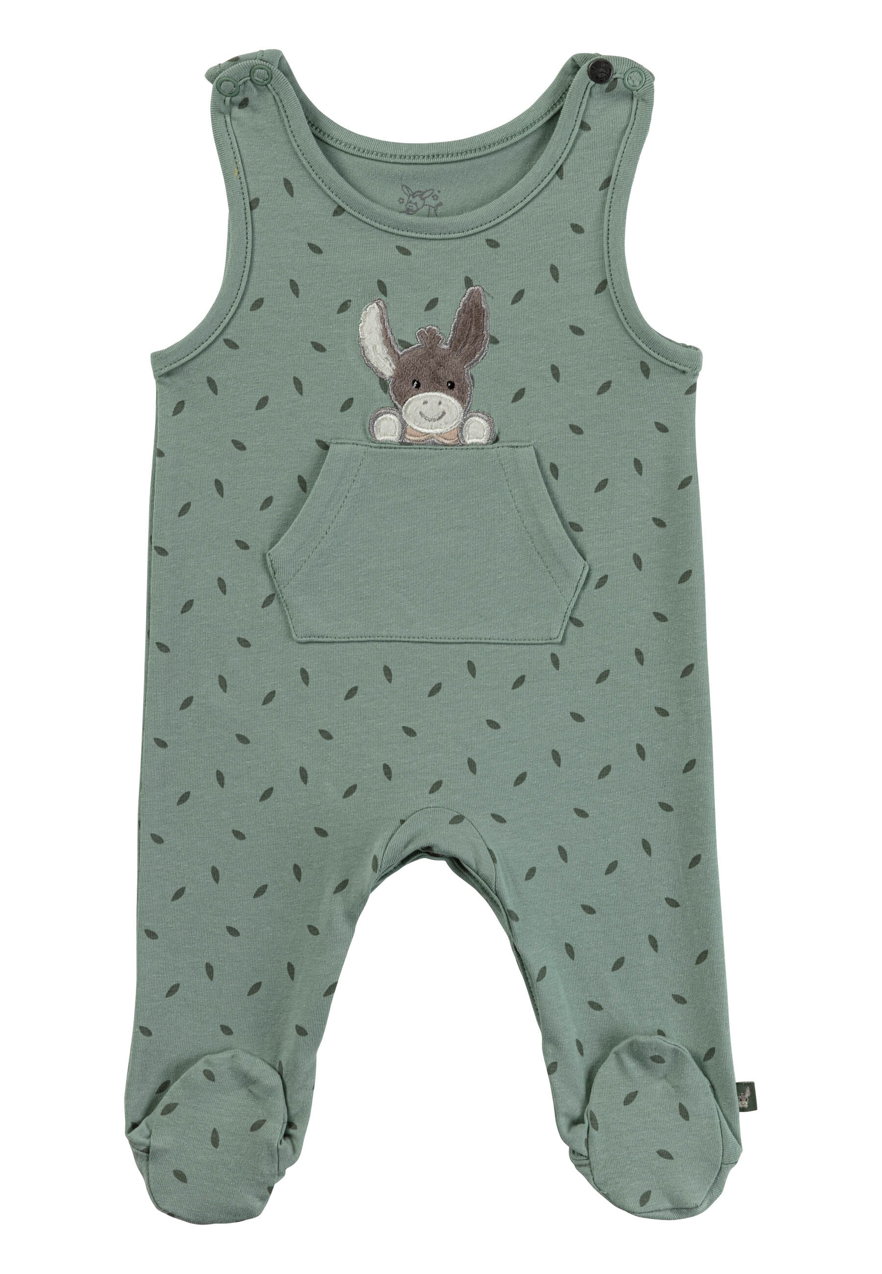 Sterntaler® Shirt & Hose »Strampler-Set Jersey Blätter«