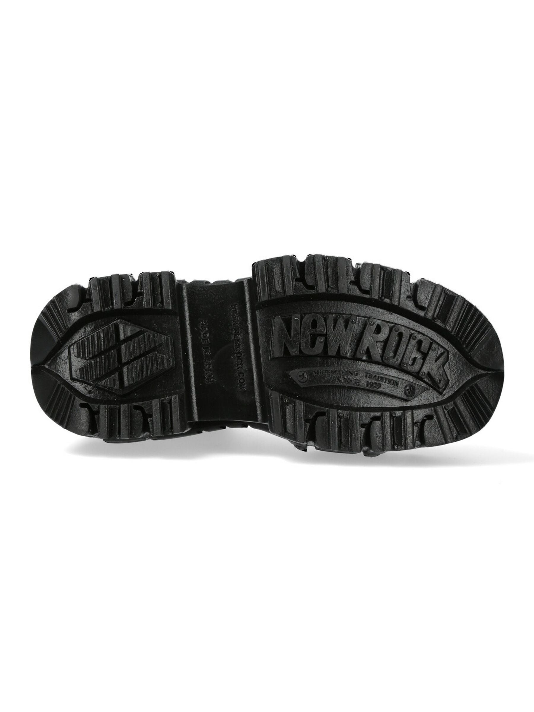 NEW ROCK Plateaustiefelette »Plateau Ankle Boots M-TANK083-C1«  Handgefertigt, Made in Spain