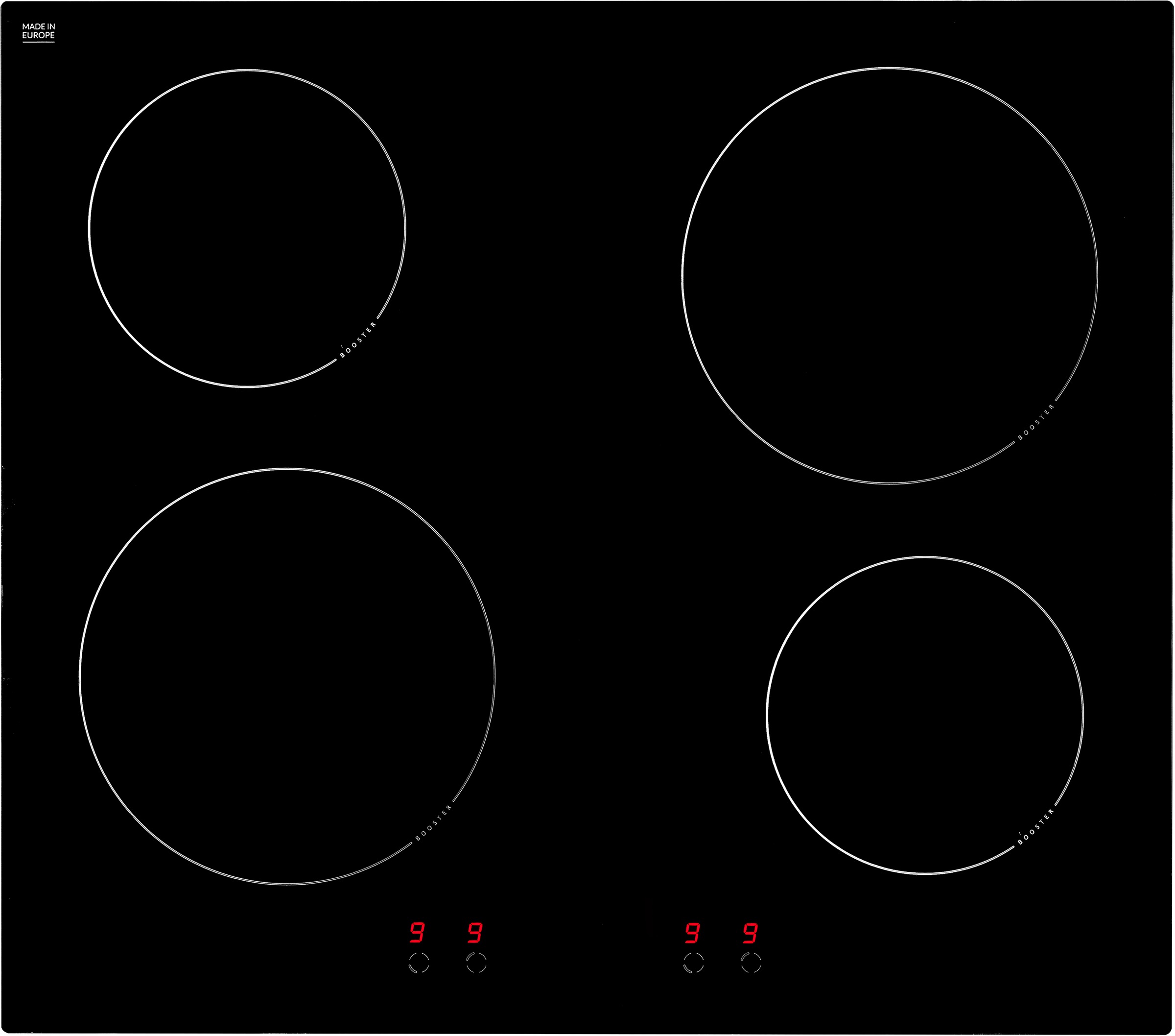 Amica Induktions Herd-Set »EHI 935 331 E« Steam Clean Backofen;Induktionskochfeld, 1 Stk. tlg. Komfort pur: beste Sicht, leicht reinigen, sicher kochen