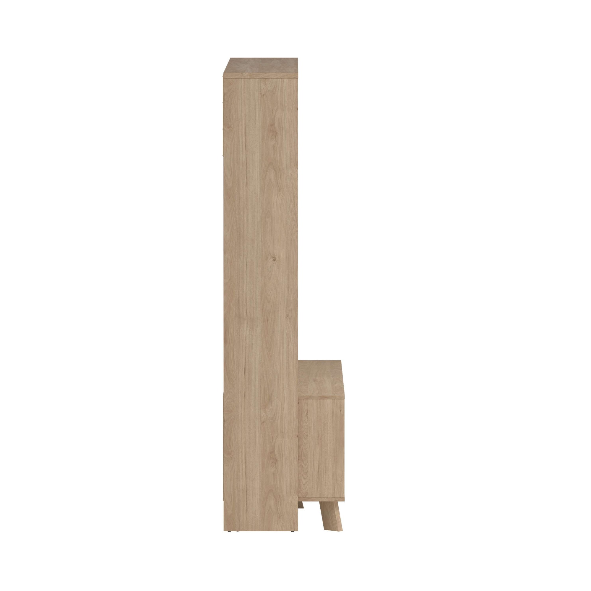 INOSIGN Wohnwand »Next, TV-Wand, TV-Möbel, Wohnwand, Sideboard«, mit Schiebetür und 2 Schubladen, Breite 209 cm, Höhe 182 cm