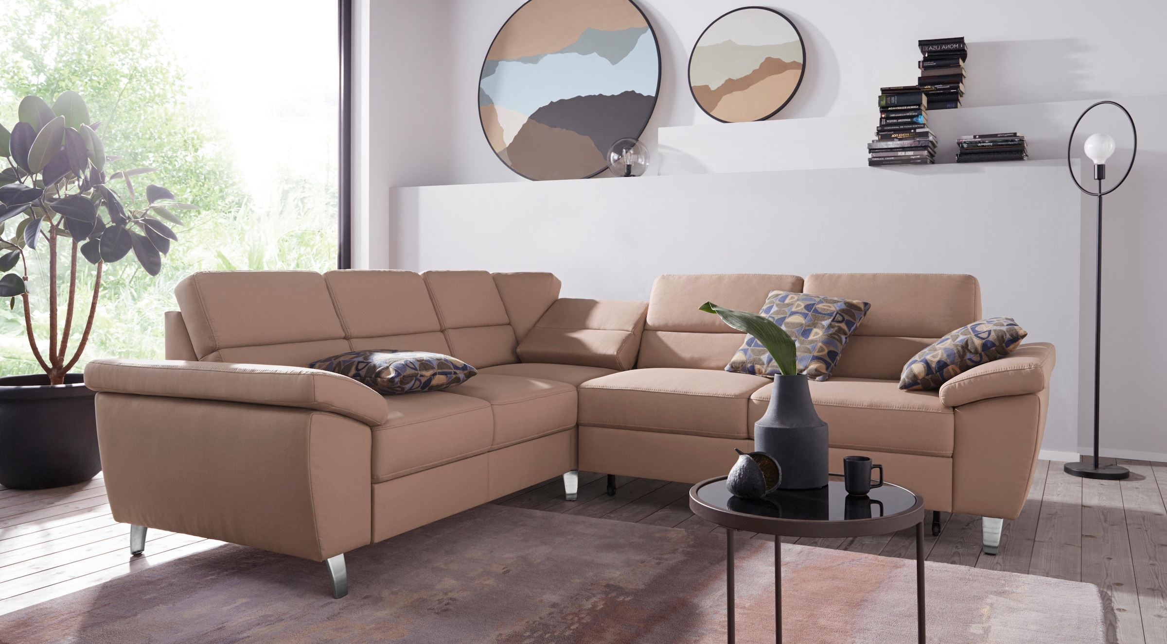 sit&more Ecksofa »Sorano L-Form«, wahlweise mit Bett- und Relaxfunktion, inkl. Bettkasten