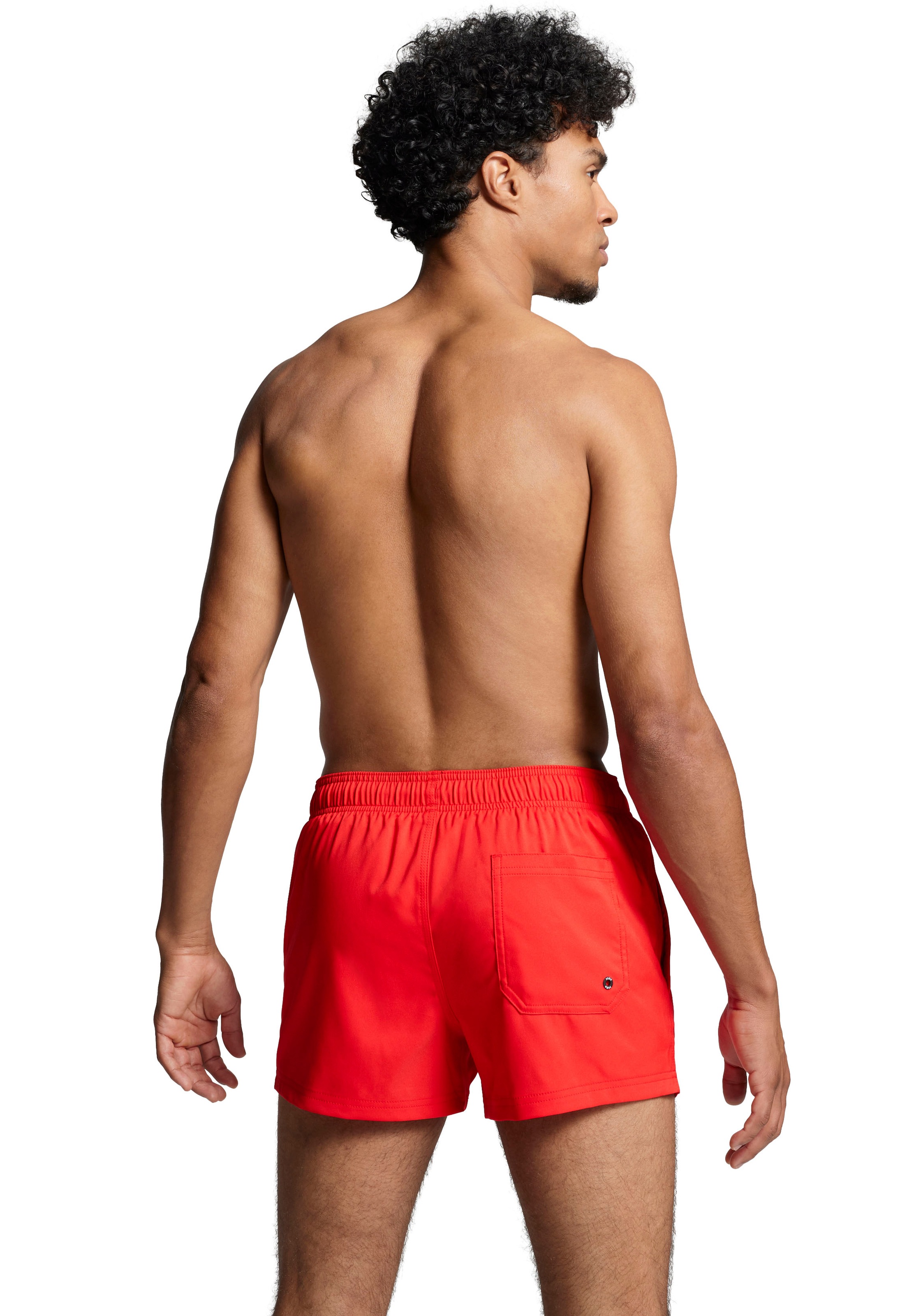 PUMA Badeshorts »PUMA SWIM MEN SHORT LENGTH SWIM SHORTS« mit seitlichen Eingriff-Taschen,   Gesäßtasche mit Klettverschluss