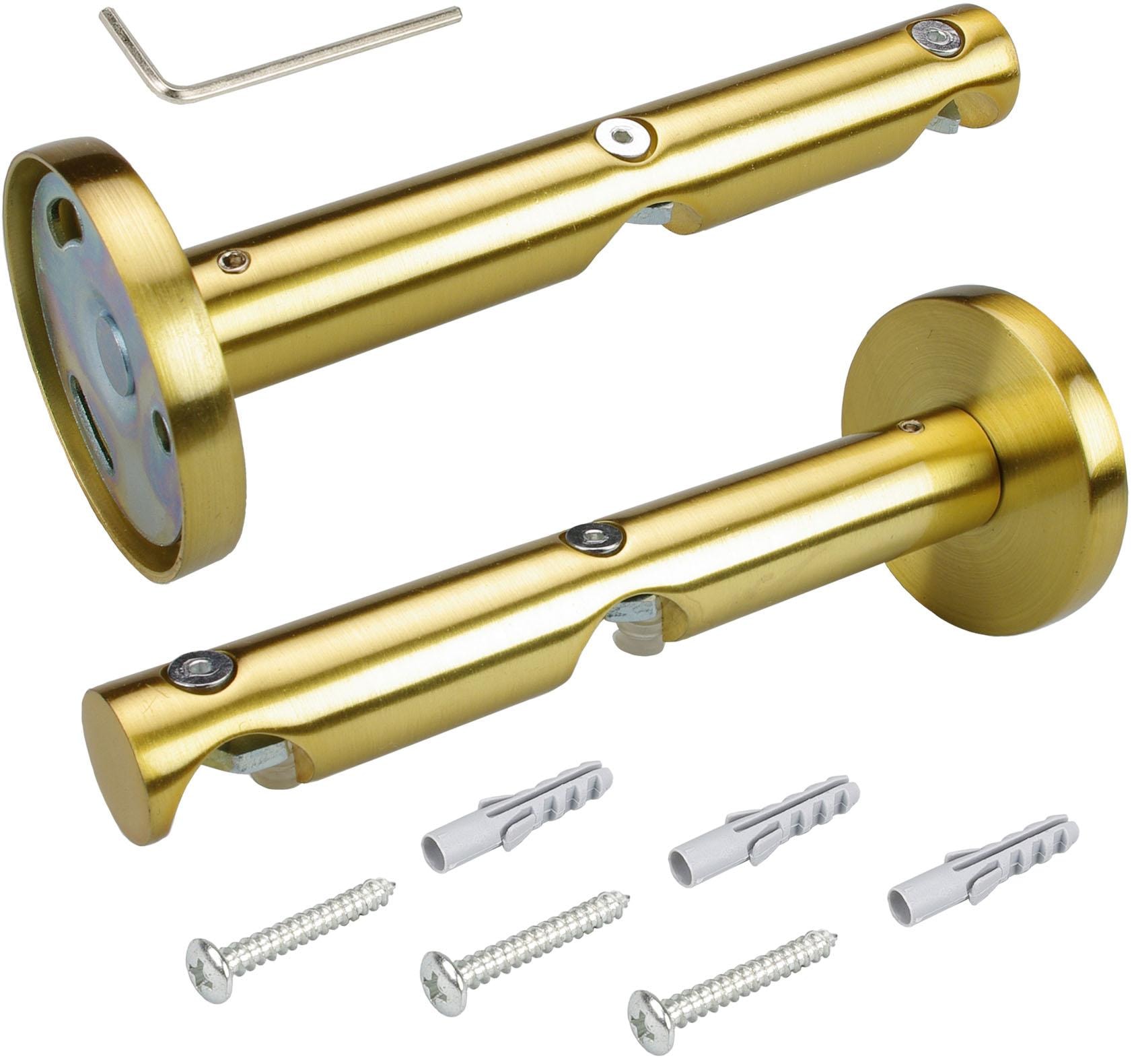 Liedeco Deckenträger für Gardinenstangen für Gardinenstangen Ø 16 mm