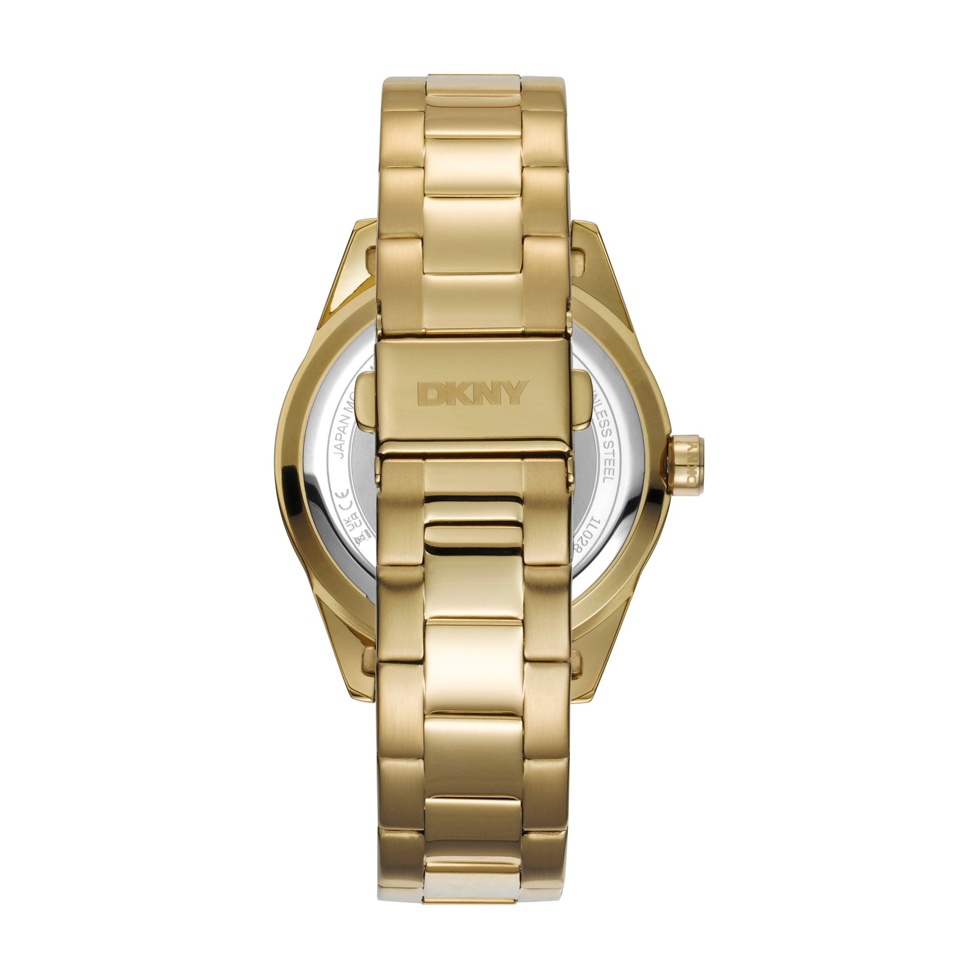 DKNY Quarzuhr »Nolita Sport« Armbanduhr, Damenuhr, Edelstahlarmband, analog, Tag