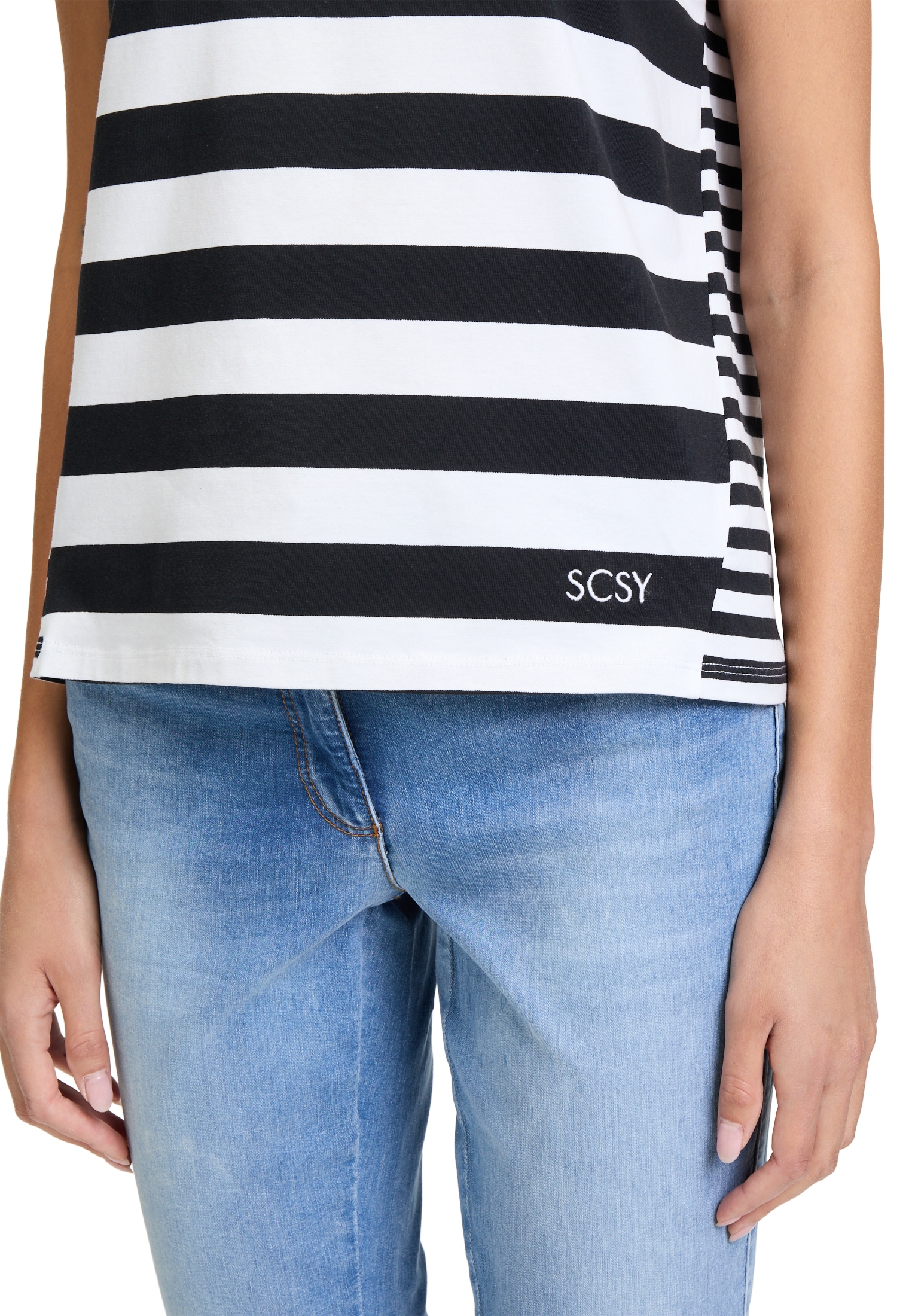 Betty Barclay Kurzarmshirt »Basic Shirt mit Streifen«