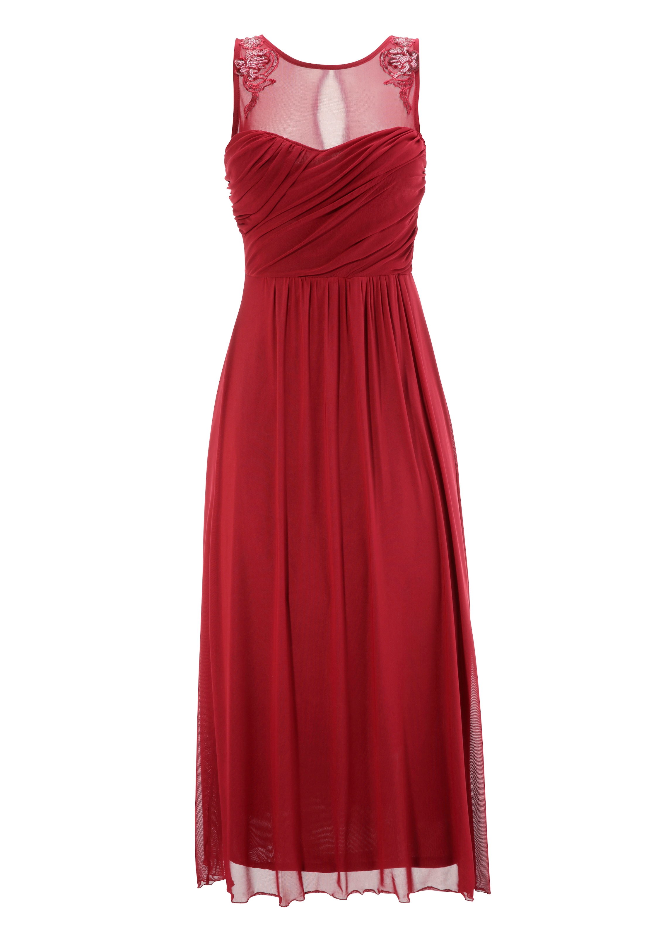 Melrose Abendkleid, mit Perlen-Applikation