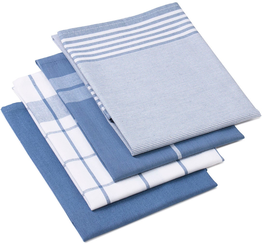 Gözze Geschirrtuch »Geschirrtücher, Des. 60057« kariert, gestreift und unifarben