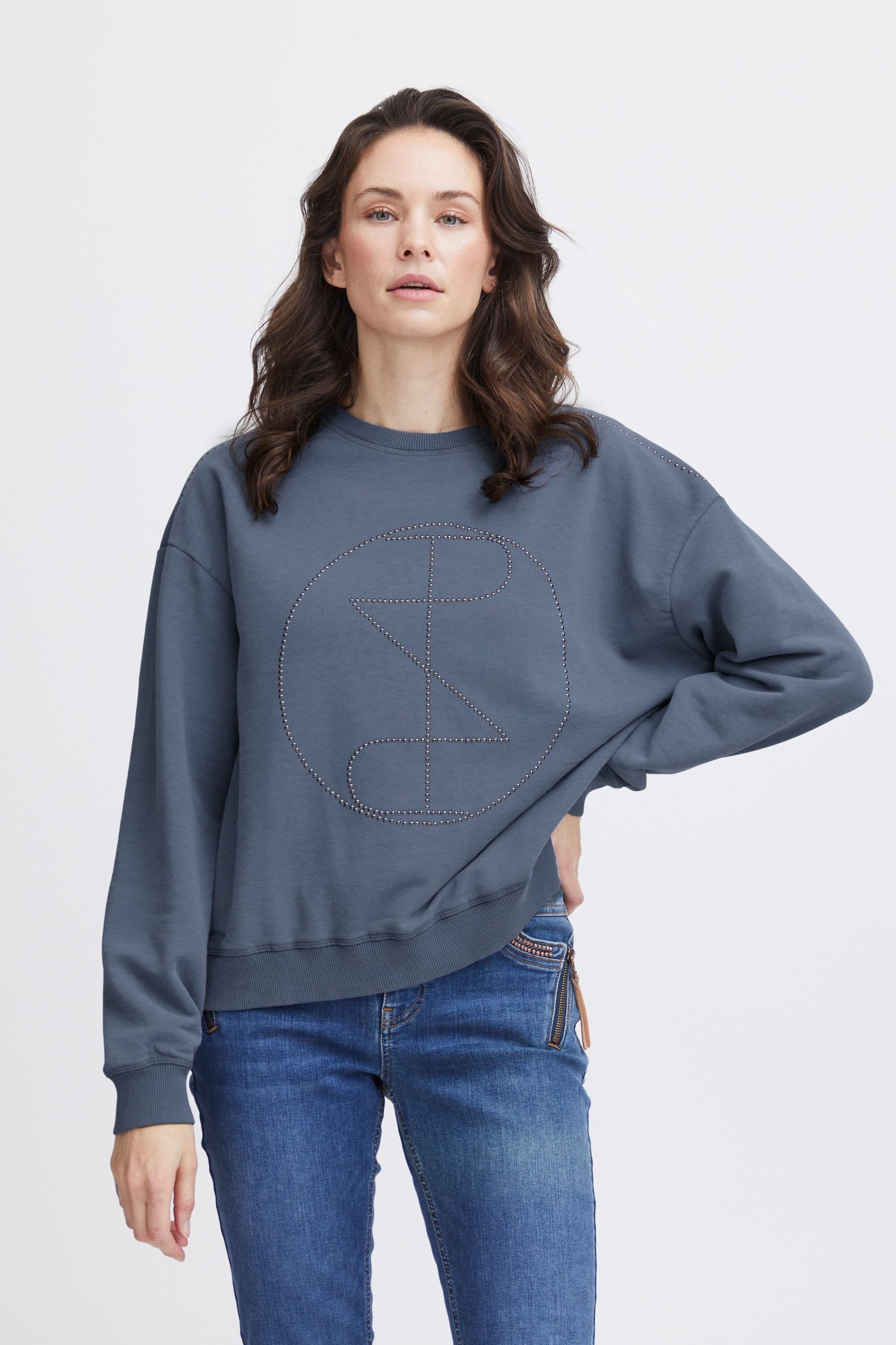 Pulz Jeans Sweatshirt »Rundhalspullover PZMallie«
