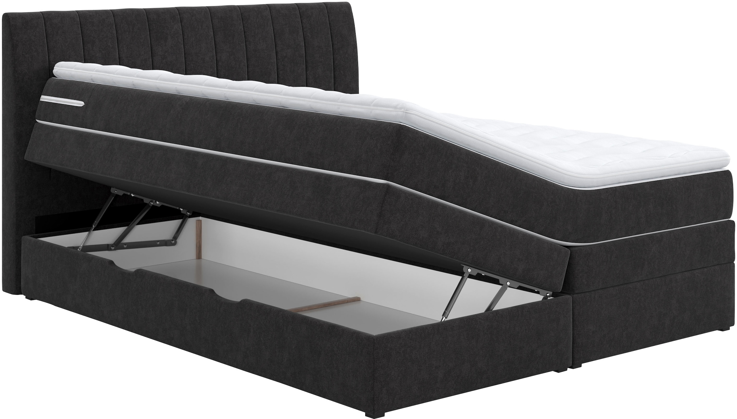 COTTA Boxspringbett »Shark inkl. Bettkasten und Topper«, erhältlich in den Breiten 140x200cm, 160x200cm und 180x200cm