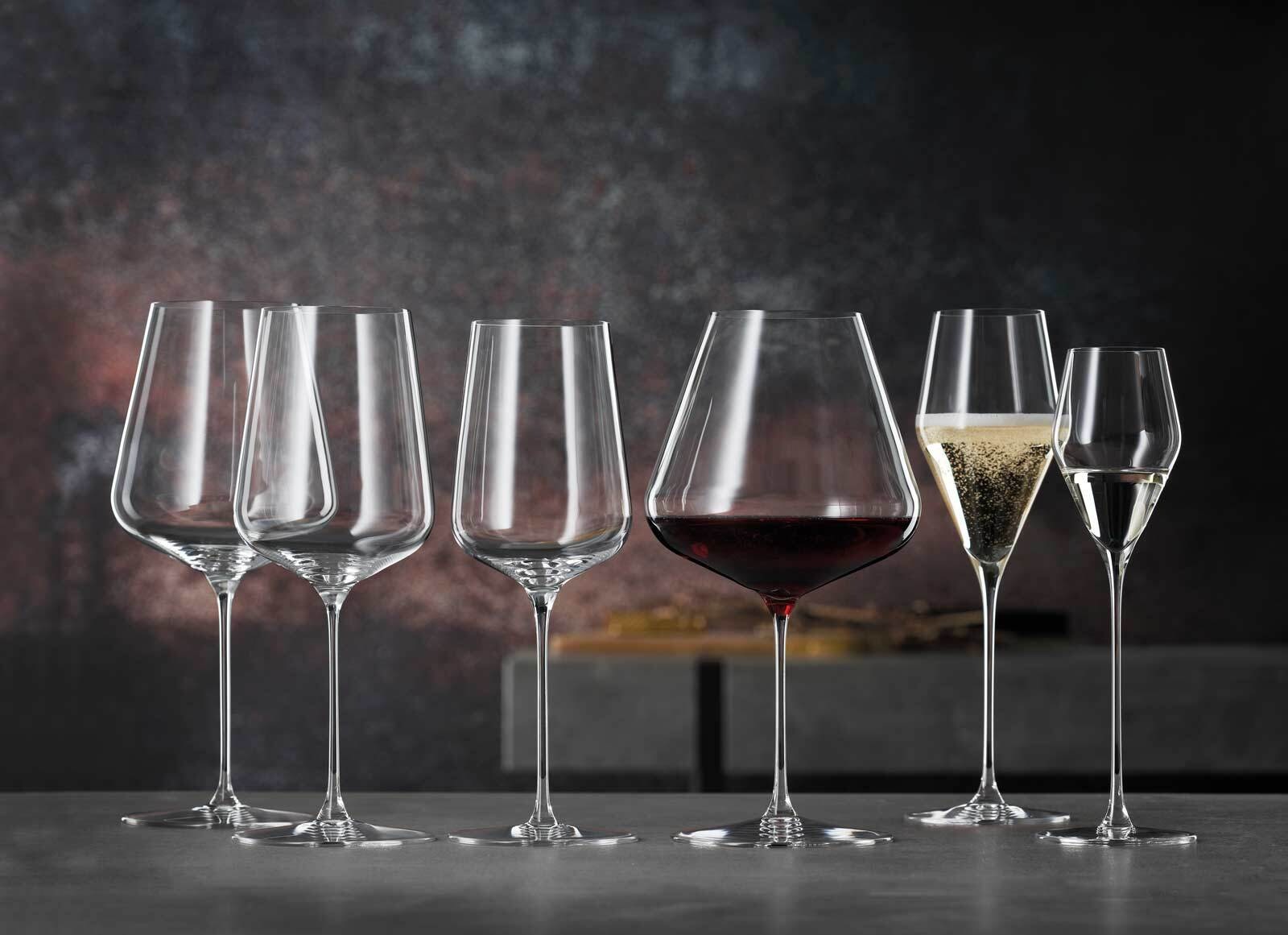 SPIEGELAU Gläser-Set »Wein- und Champagnergläser Definition 8er Set transparent« Spülmaschinengeeignet