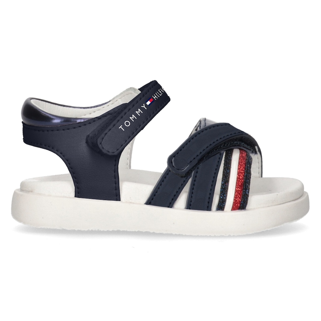 Tommy Hilfiger Sandale »STRIPES VELCRO SANDAL«