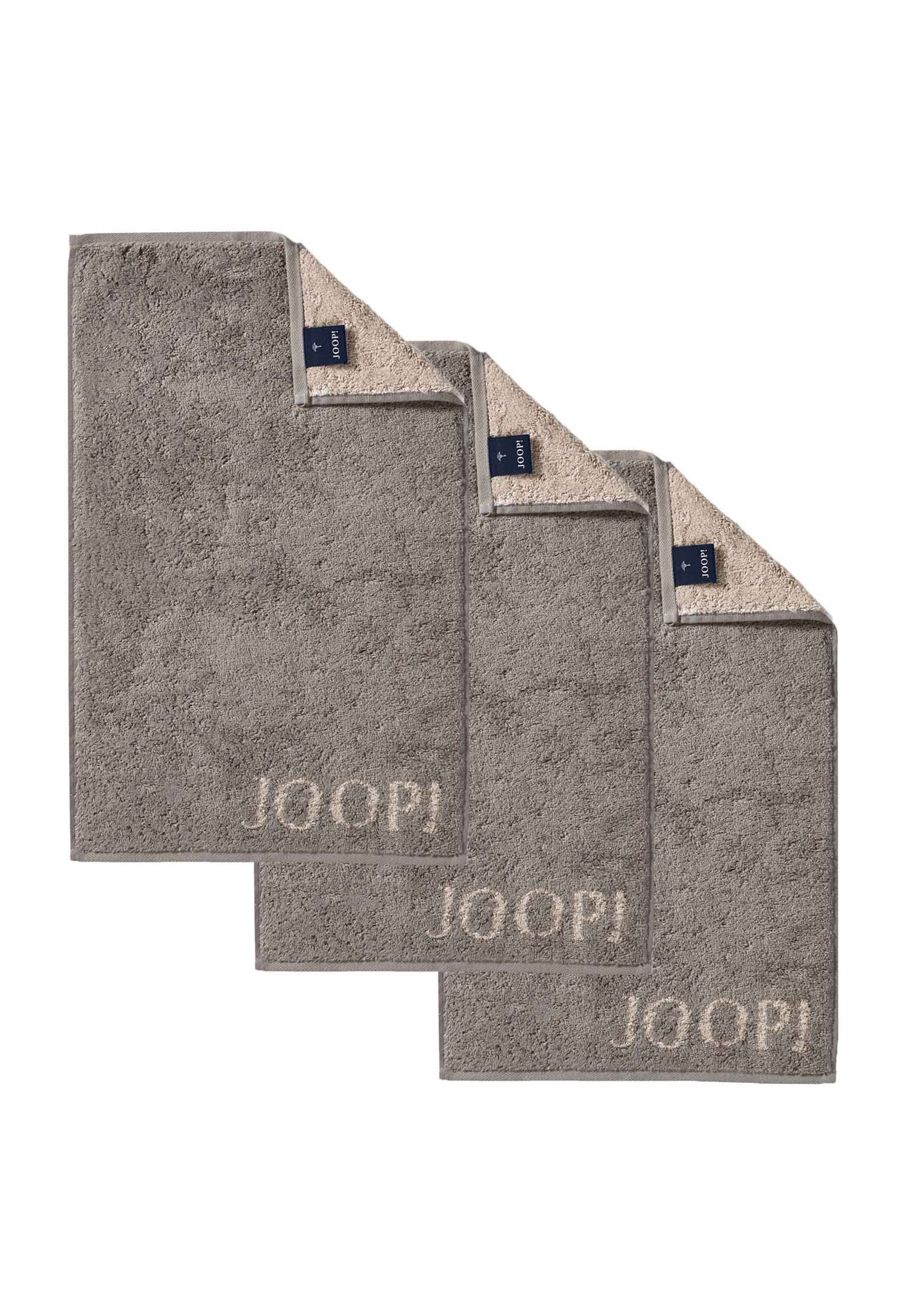 JOOP! Gästehandtuch »Gästetuch Classic Frottier 3er Pack«, (3er Pack St.)