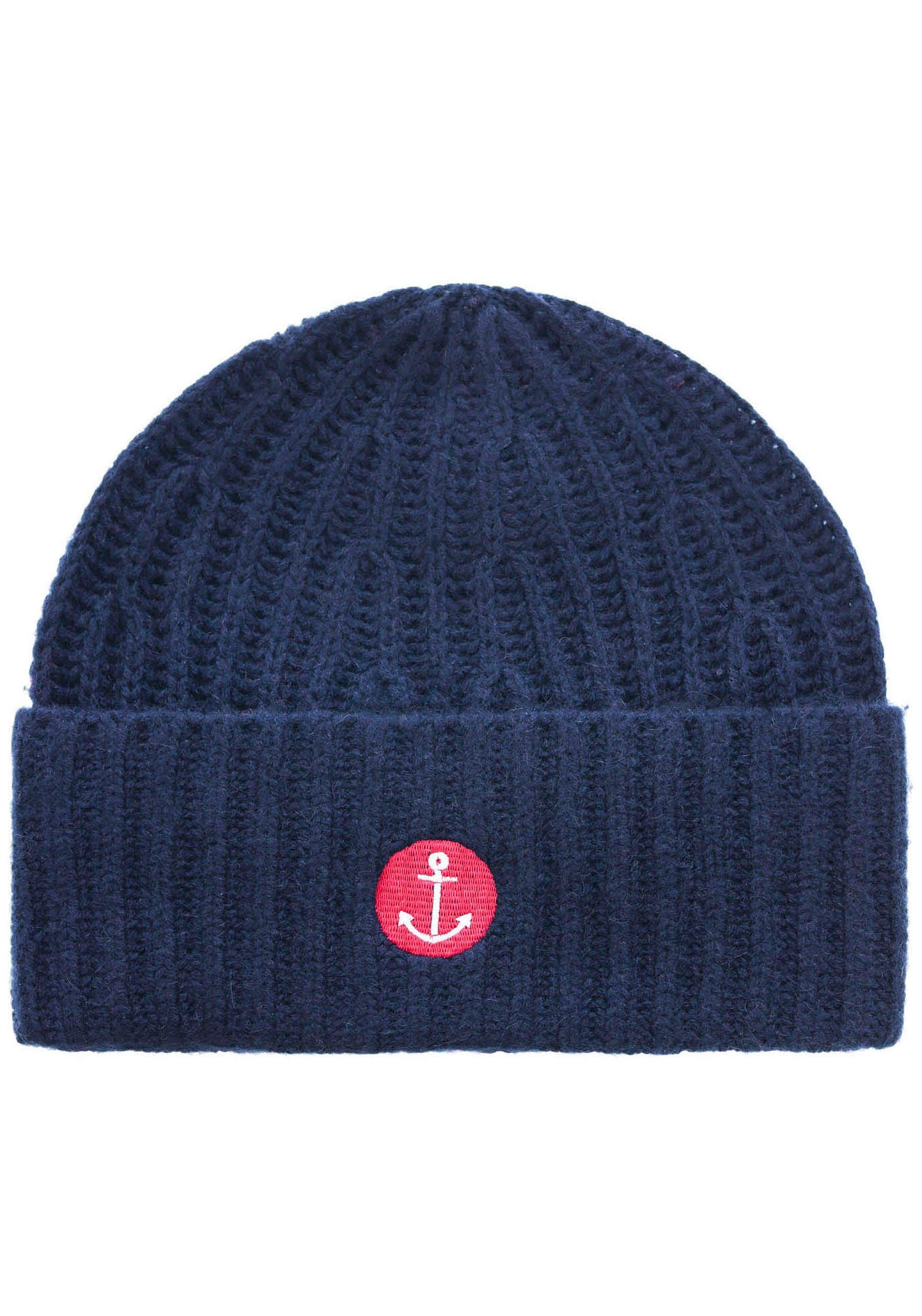 Beanie »Beanie mit Anker Stickerei«, (Packung), mit auffälligem Anker-Motiv