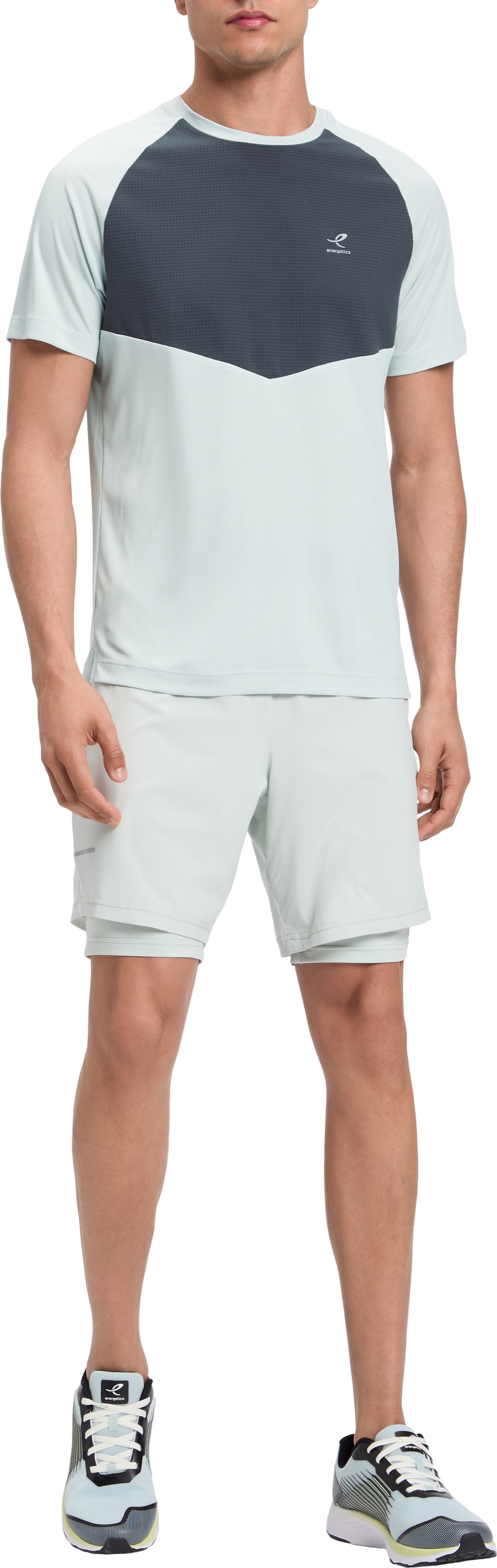 Energetics Laufshirt »HE.-T-SHIRT STEFAN SHORT SLEEVE M« Regular fit, Kurzarm, Rundhalsausschnitt, für Erwachsene