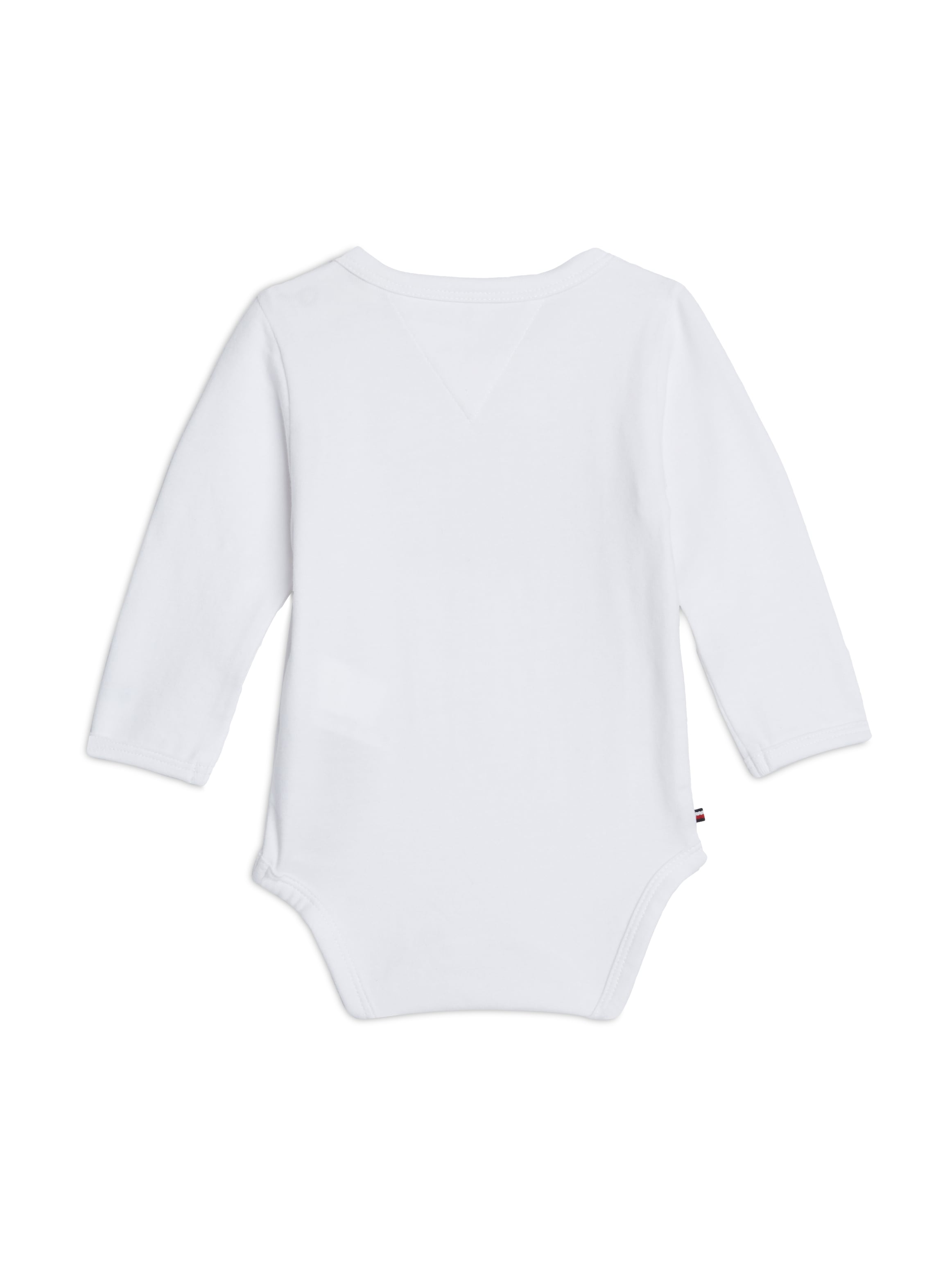 Tommy Hilfiger Langarmbody »MONOTYPE OVAL BODY LS«, Baby bis 2 Jahre, Drucker am Ausschnitt + im Schritt, Logoprint