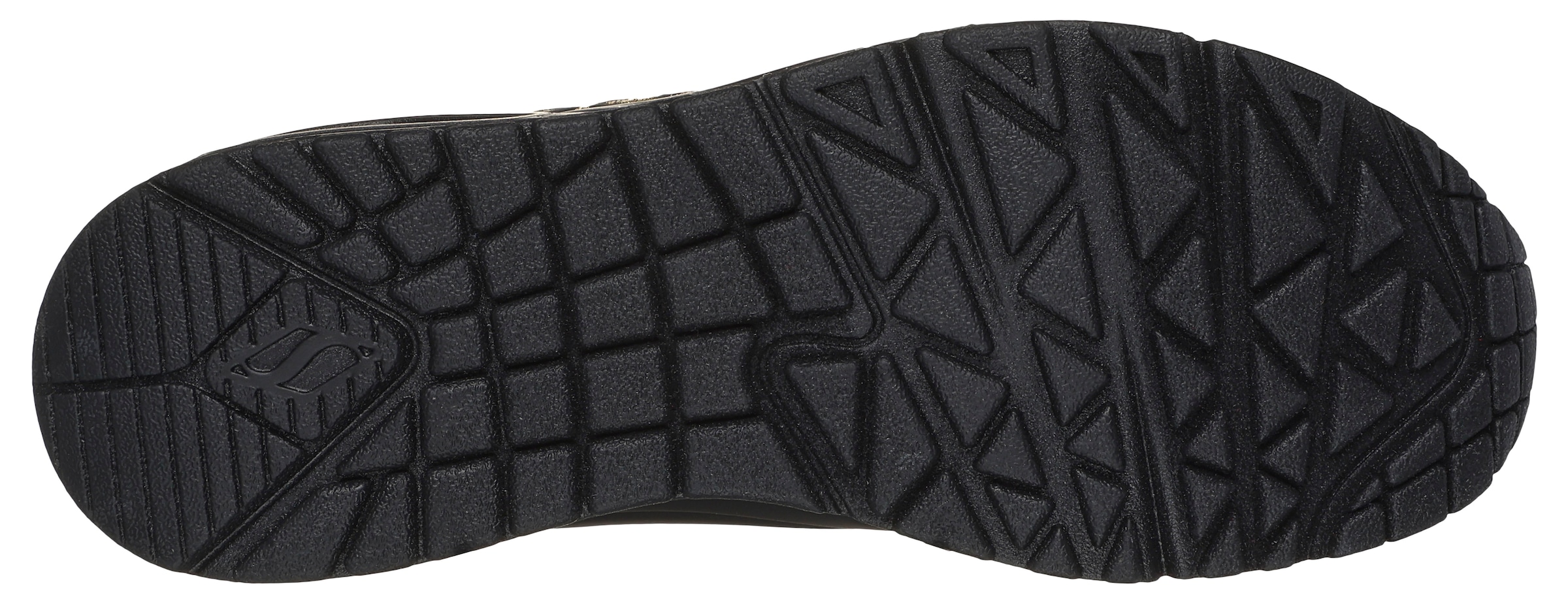 Skechers Sneaker »UNO-GOLDEN HEART«, Freizeitschuh, Schnürschuh mit goldfarbenen Mylar-Stickereien