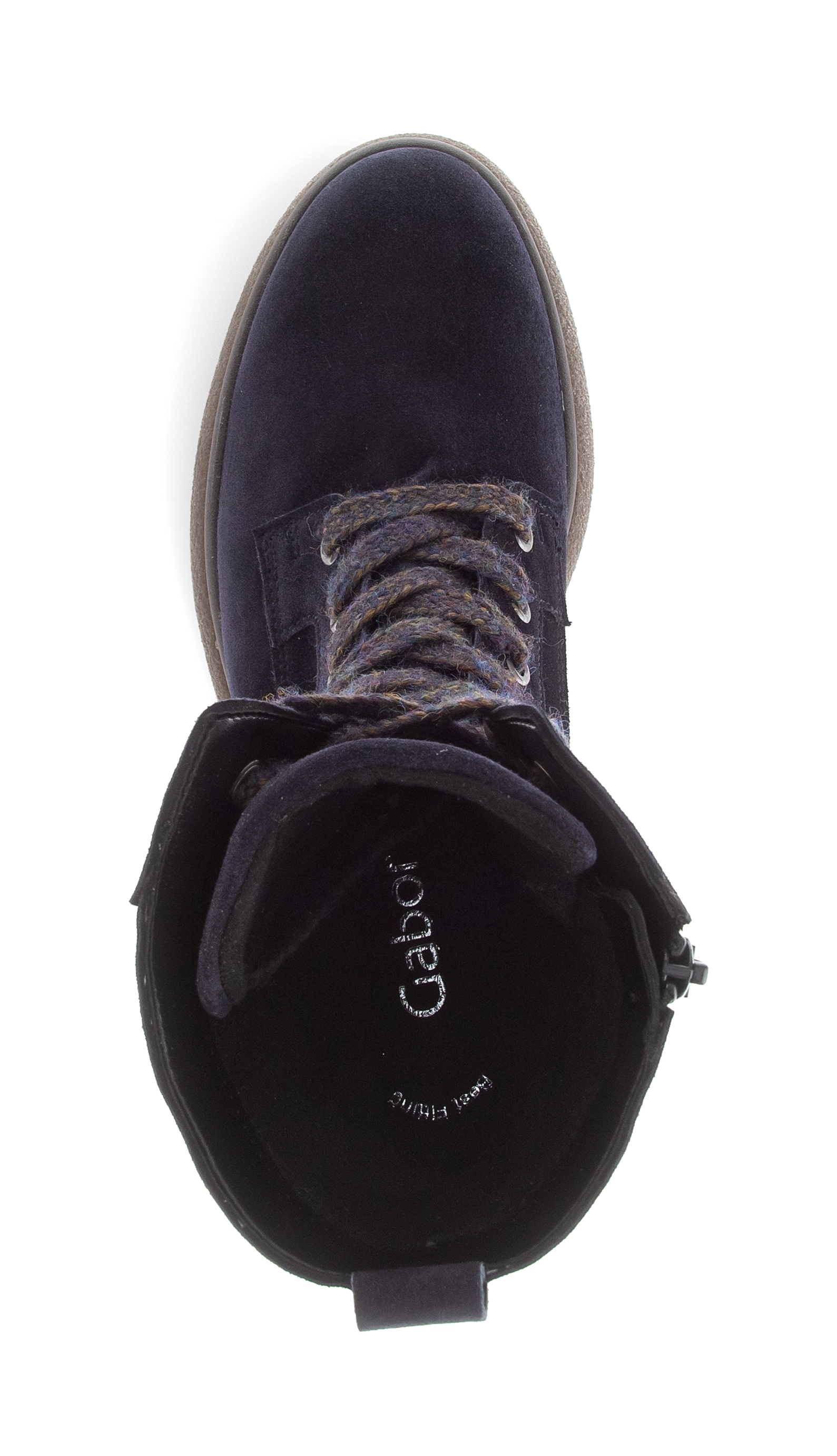 Gabor Schnürboots  , Blockabsatz, Schnürstiefelette mit Innenreißverschluss, G-Weite