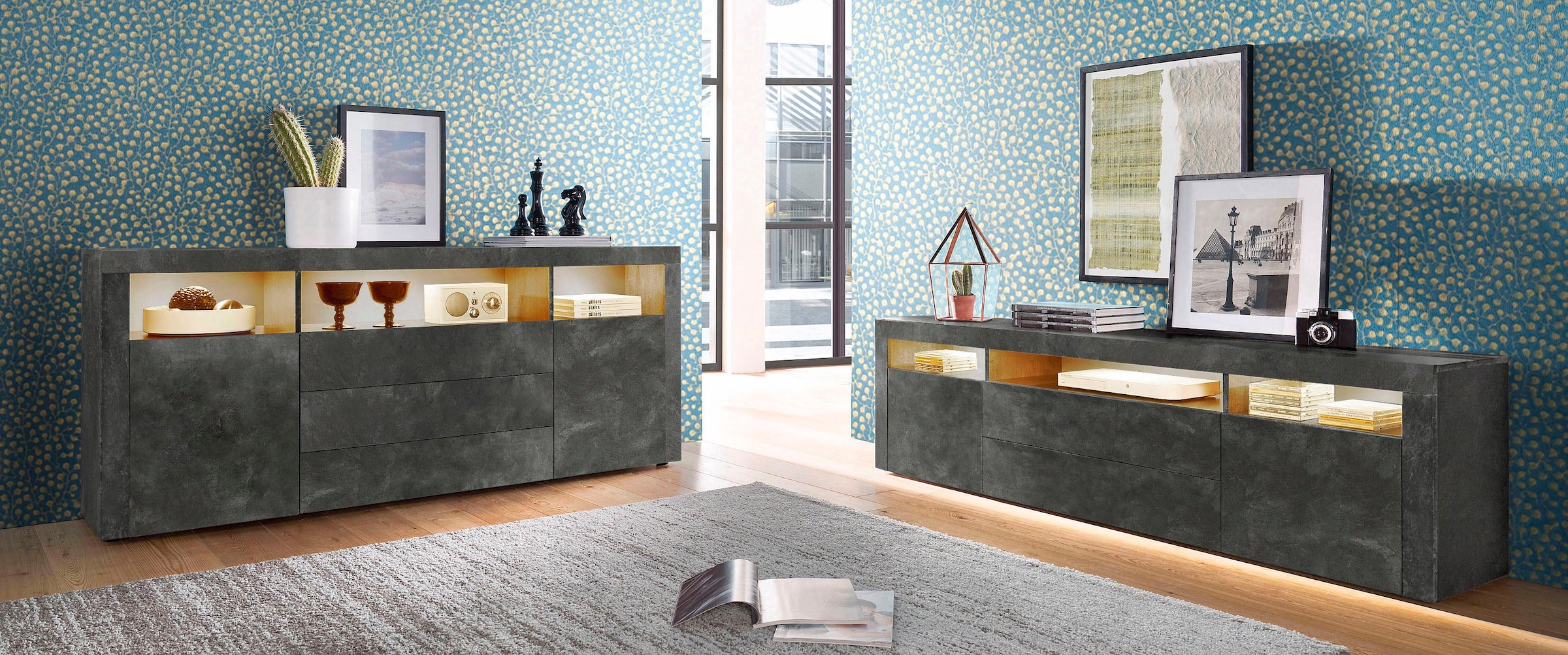 borchardt Möbel Sideboard »Santa Fe«, Breite 166 cm auf Rechnung bestellen