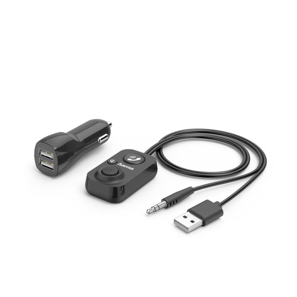 Hama USB-Adapter »Bluetooth®-Freisprecheinrichtung für Kfz mit AUX-In BT Audio Adapter«, 100 cm