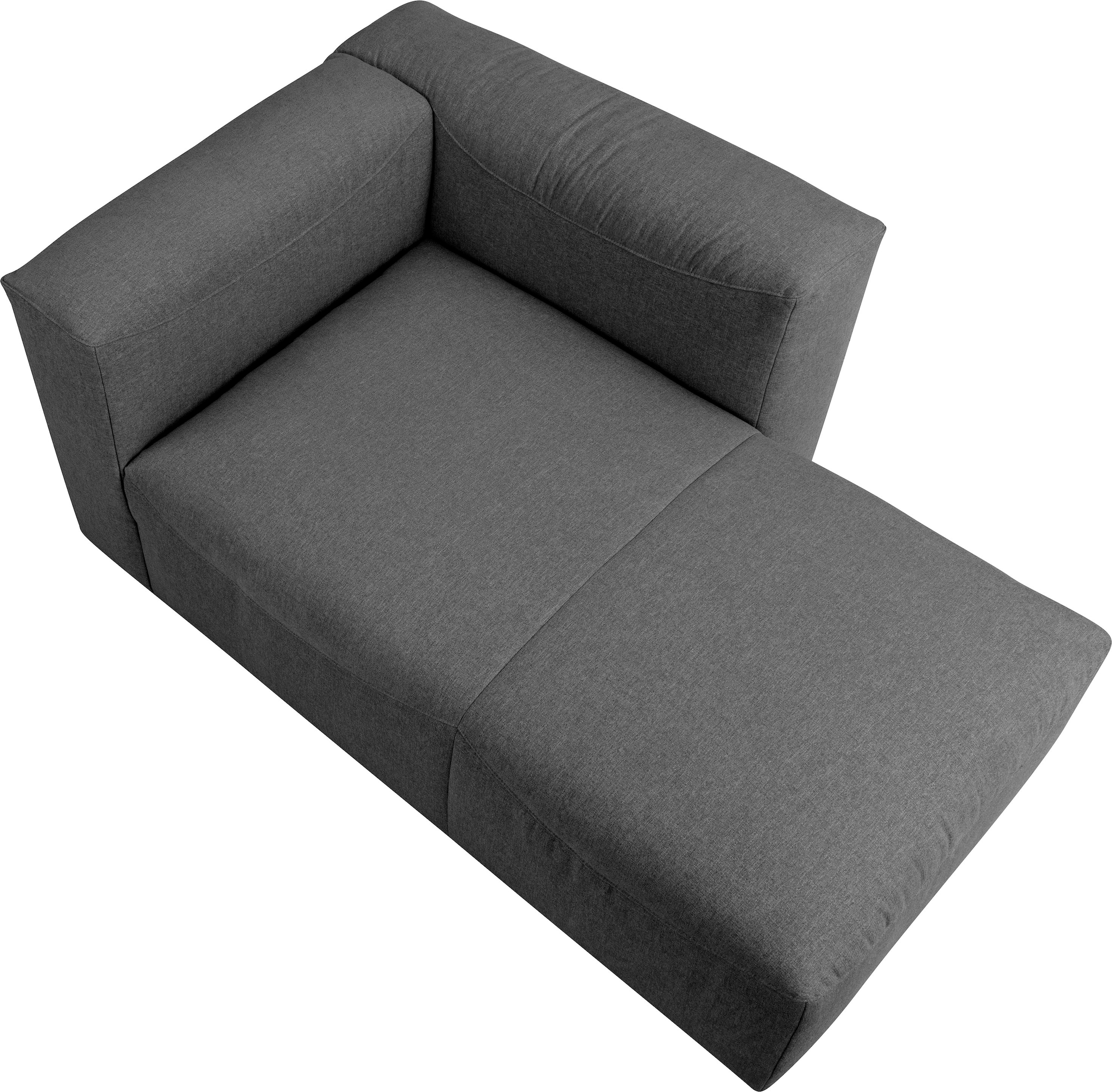 Max Winzer® Chaiselongue »Lena«, Longchair-Element mit Armlehne links oder rechts, individuell
