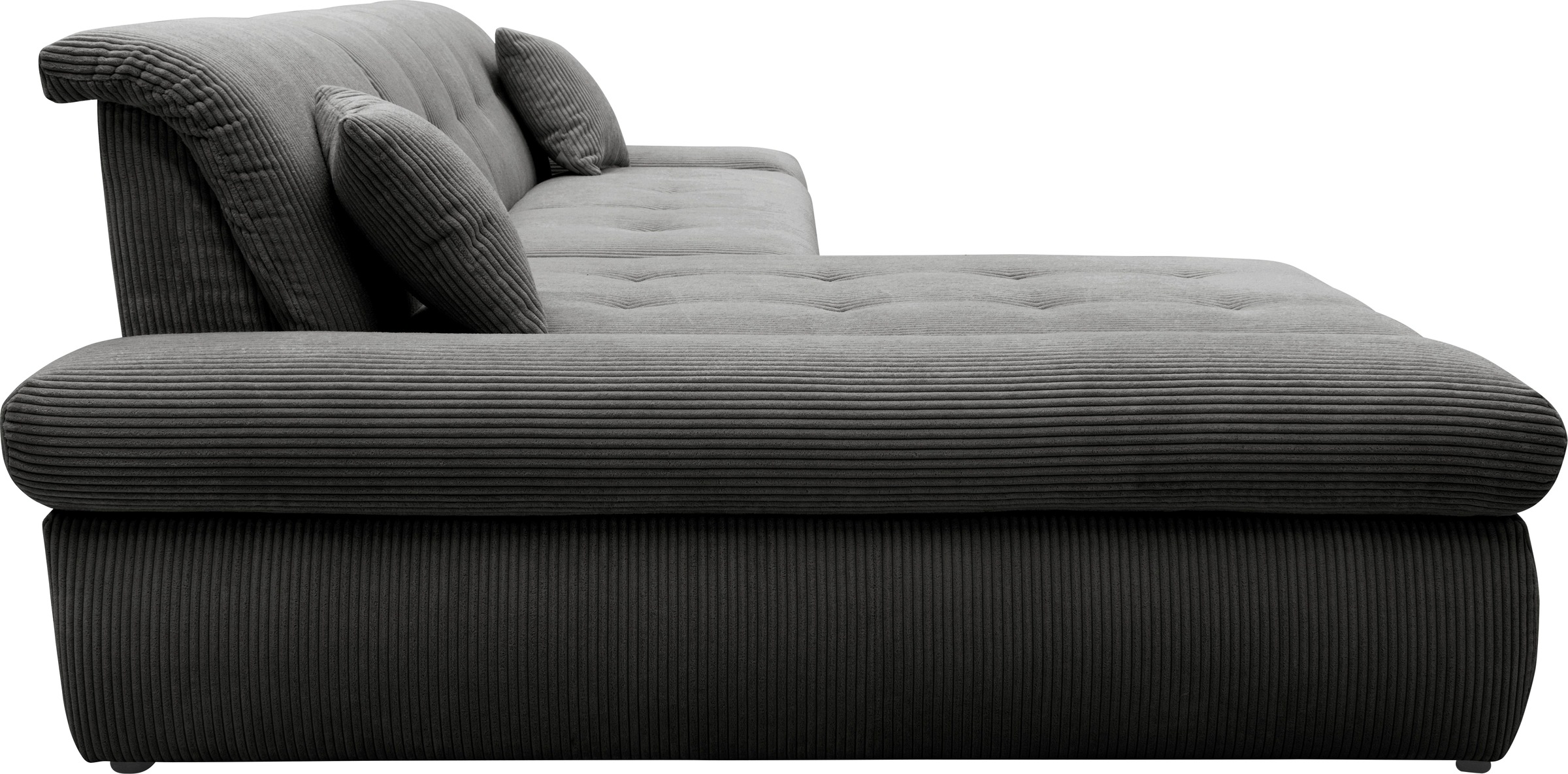 DOMO collection Ecksofa »Moric B/T/H 300/172/80 cm, auch in Cord, L-Form«, XXL-Format, wahlweise auch mit Bettfunktion und Armverstellung