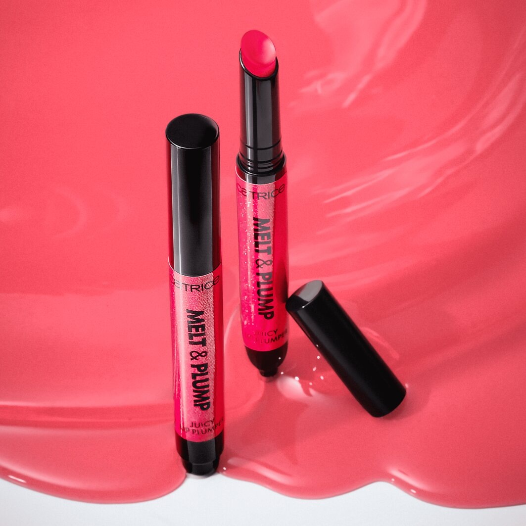 Catrice Lippenbalsam »Melt & Plump Juicy Lip Plumper« Sorgt für Glanz und Volumen, weiche Textur, kühlend durch Menthol.