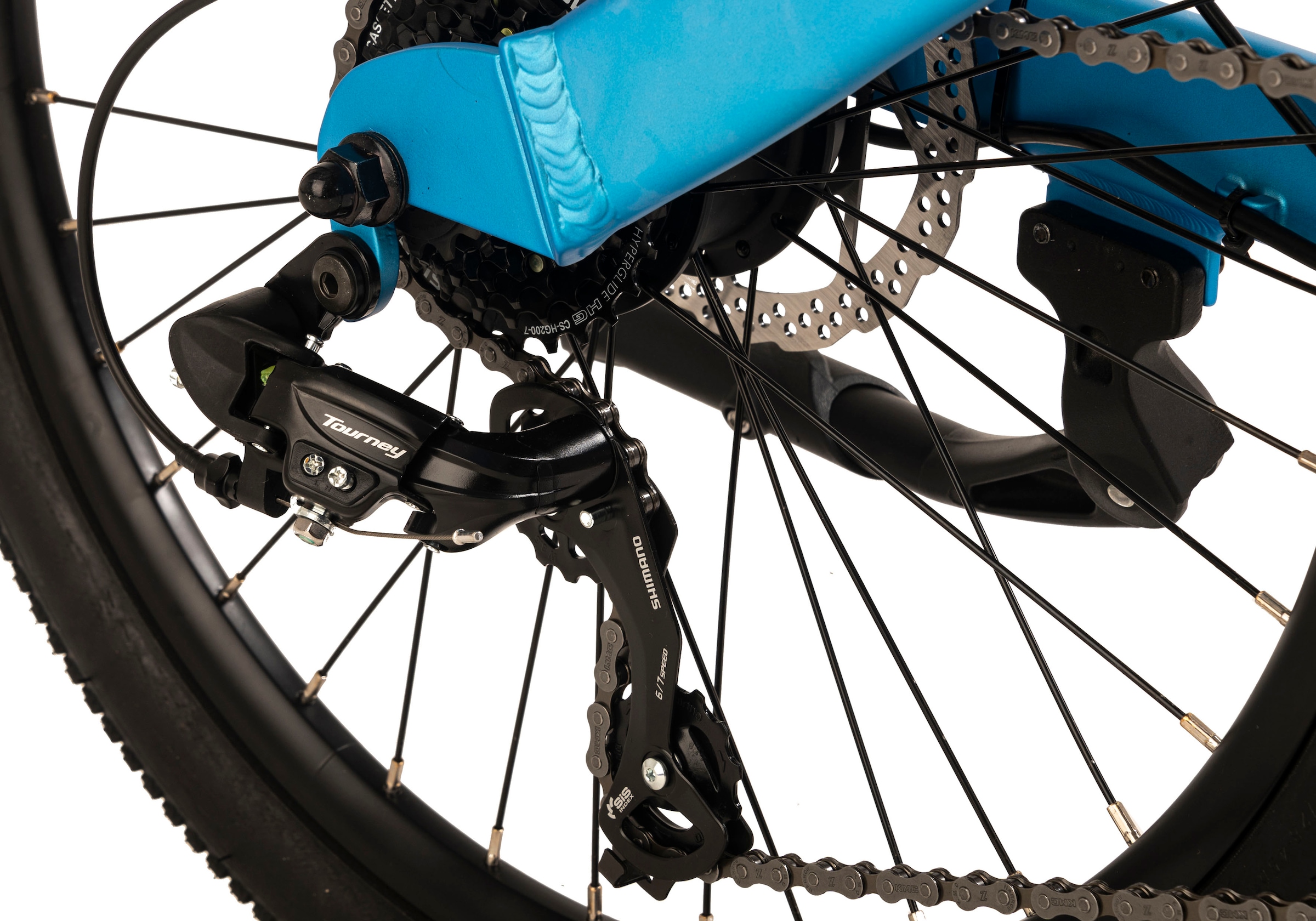 Adore »KS-240« 7 Gang Shimano Tourney Schaltwerk Kettenschaltung Heckmotor 250 W Pedelec, Elektrofahrrad für Damen u. Herren, MTB